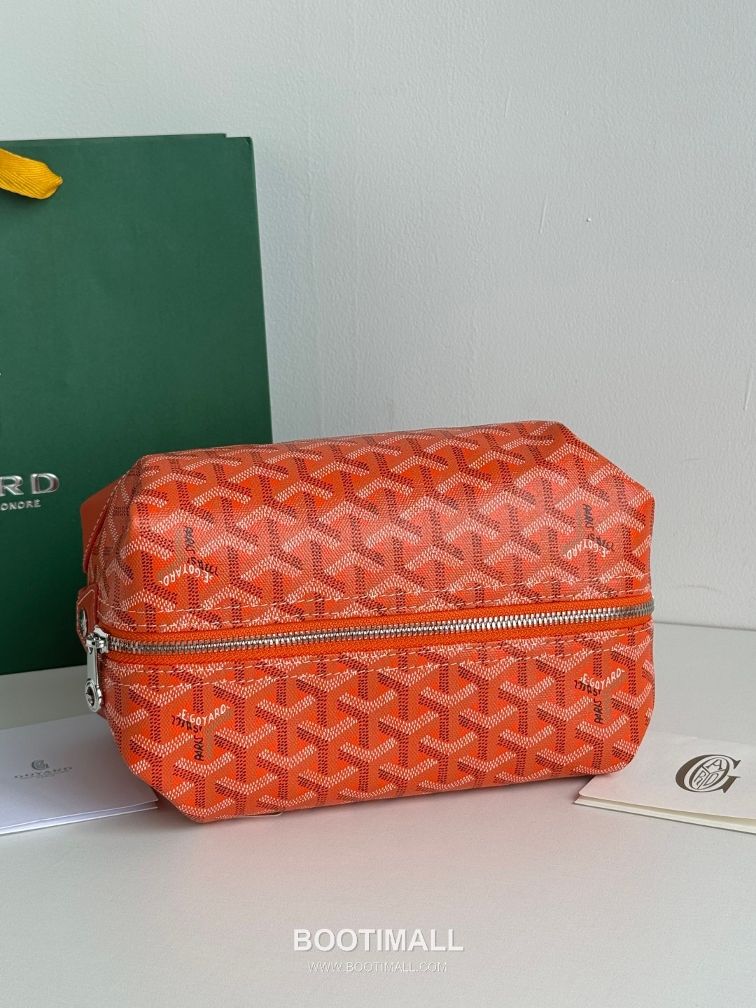 Goyard Boeing Goyardine Canvas Toiletry Pouch with Snap Closure 고야드 보잉 고야르딘 캔버스 토일레트리 파우치 스냅클로저 020216 24cm 5
