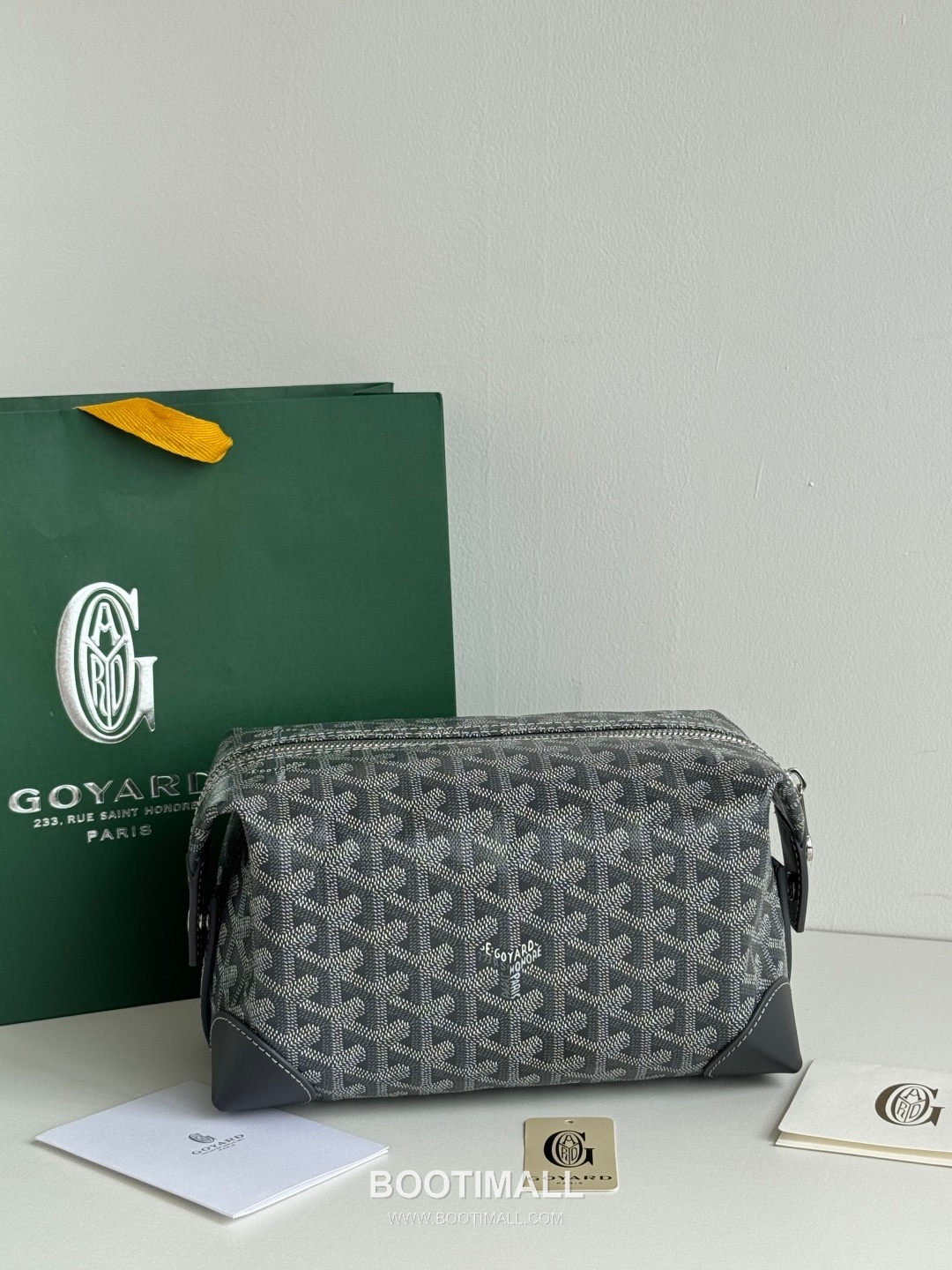 Goyard Boeing Goyardine Canvas Toiletry Pouch with Snap Closure 고야드 보잉 고야르딘 캔버스 토일레트리 파우치 스냅클로저 020216 24cm 2