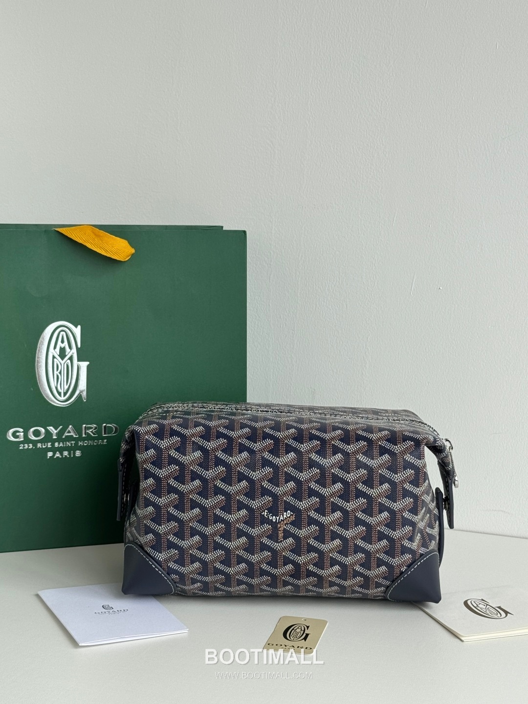 Goyard Boeing Goyardine Canvas Toiletry Pouch with Snap Closure 고야드 보잉 고야르딘 캔버스 토일레트리 파우치 스냅클로저 020216 24cm 2