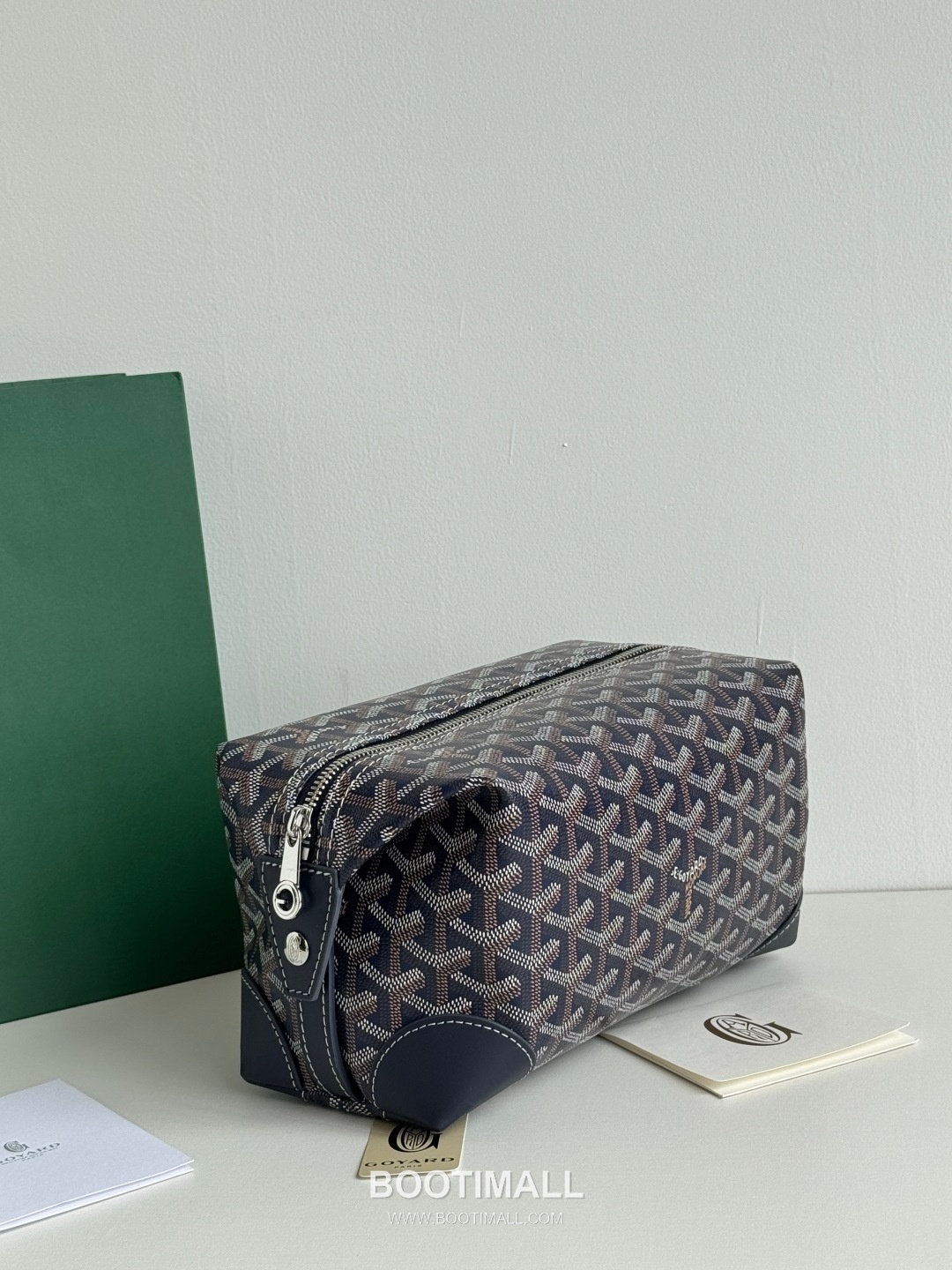 Goyard Boeing Goyardine Canvas Toiletry Pouch with Snap Closure 고야드 보잉 고야르딘 캔버스 토일레트리 파우치 스냅클로저 020216 24cm 3