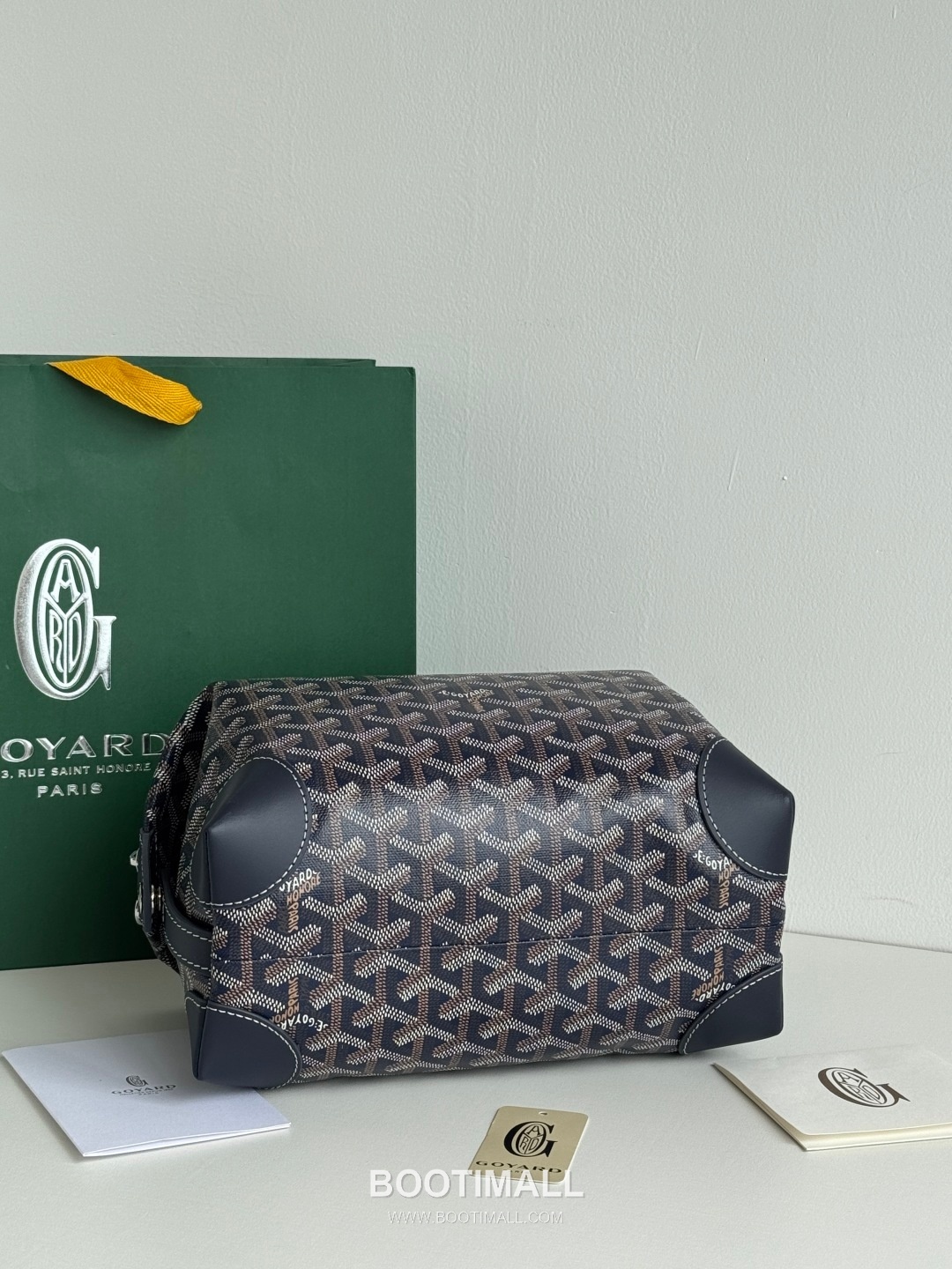 Goyard Boeing Goyardine Canvas Toiletry Pouch with Snap Closure 고야드 보잉 고야르딘 캔버스 토일레트리 파우치 스냅클로저 020216 24cm 5