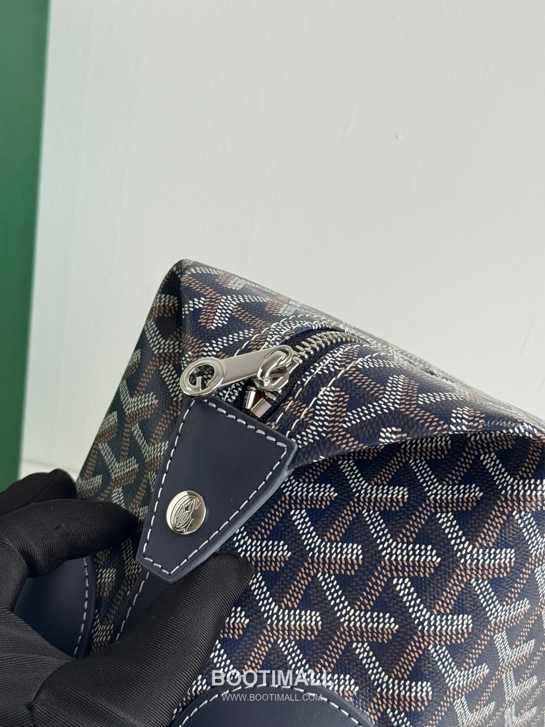 Goyard Boeing Goyardine Canvas Toiletry Pouch with Snap Closure 고야드 보잉 고야르딘 캔버스 토일레트리 파우치 스냅클로저 020216 24cm 6