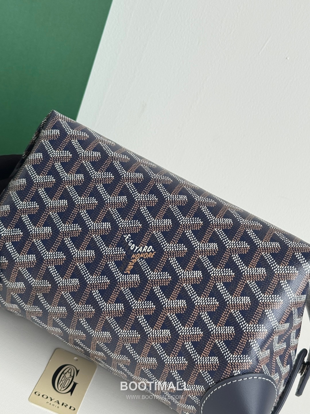 Goyard Boeing Goyardine Canvas Toiletry Pouch with Snap Closure 고야드 보잉 고야르딘 캔버스 토일레트리 파우치 스냅클로저 020216 24cm 7