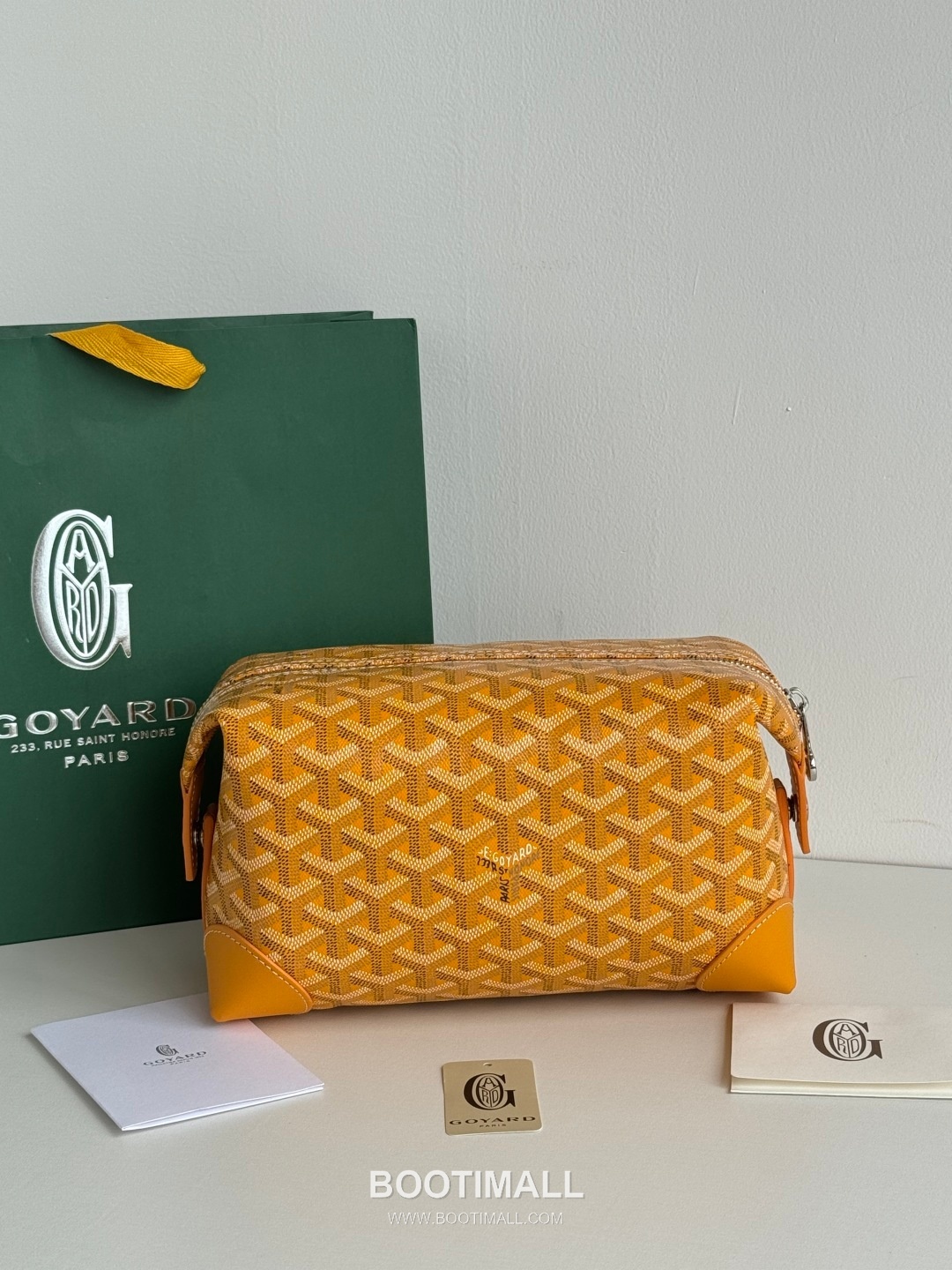 Goyard Boeing Goyardine Canvas Toiletry Pouch with Snap Closure 고야드 보잉 고야르딘 캔버스 토일레트리 파우치 스냅클로저 020216 24cm 2