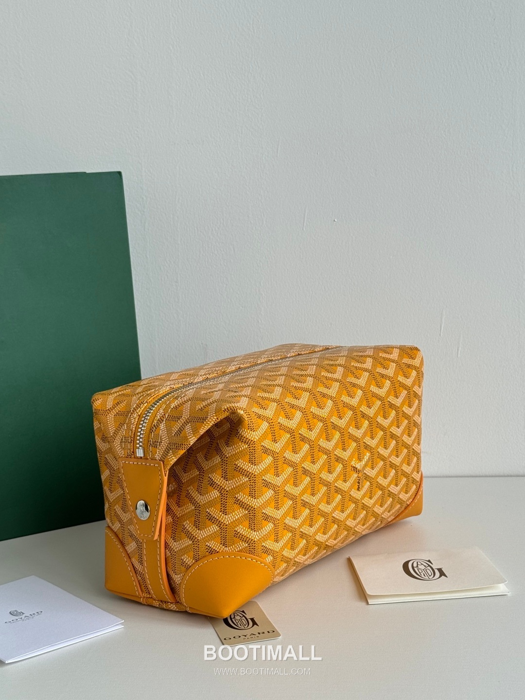 Goyard Boeing Goyardine Canvas Toiletry Pouch with Snap Closure 고야드 보잉 고야르딘 캔버스 토일레트리 파우치 스냅클로저 020216 24cm 3