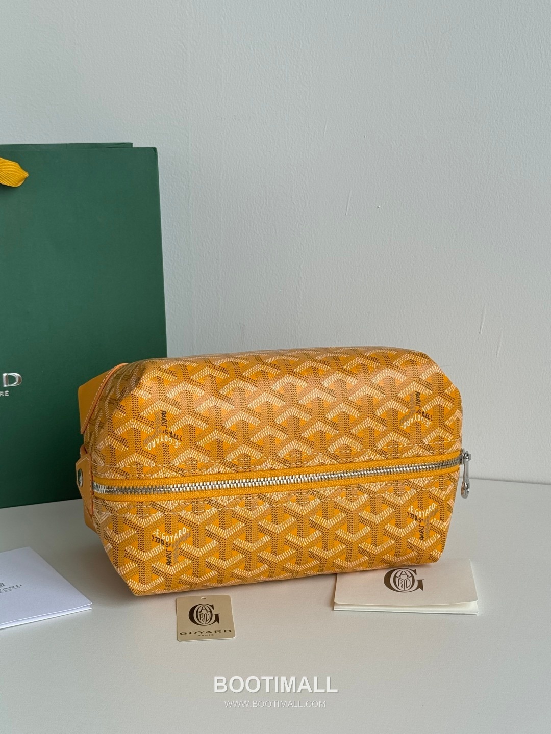 Goyard Boeing Goyardine Canvas Toiletry Pouch with Snap Closure 고야드 보잉 고야르딘 캔버스 토일레트리 파우치 스냅클로저 020216 24cm 4