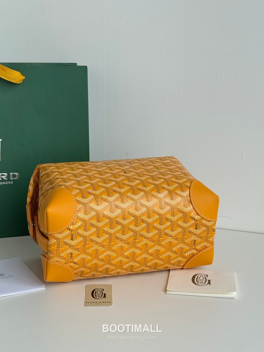 Goyard Boeing Goyardine Canvas Toiletry Pouch with Snap Closure 고야드 보잉 고야르딘 캔버스 토일레트리 파우치 스냅클로저 020216 24cm 5