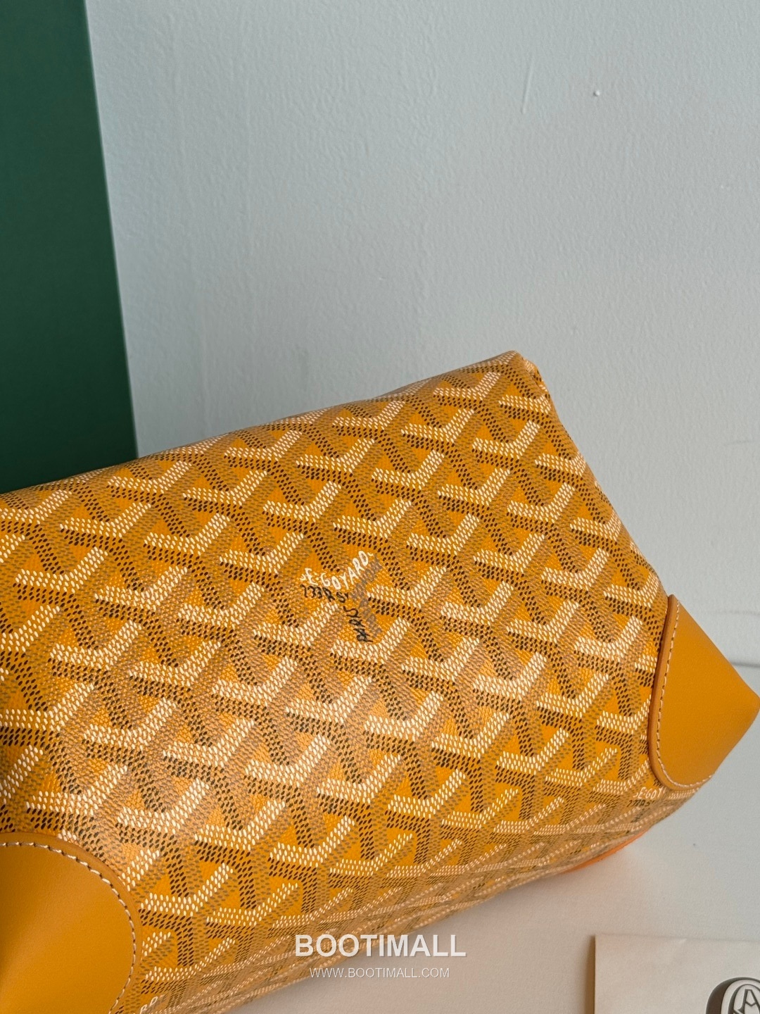 Goyard Boeing Goyardine Canvas Toiletry Pouch with Snap Closure 고야드 보잉 고야르딘 캔버스 토일레트리 파우치 스냅클로저 020216 24cm 7