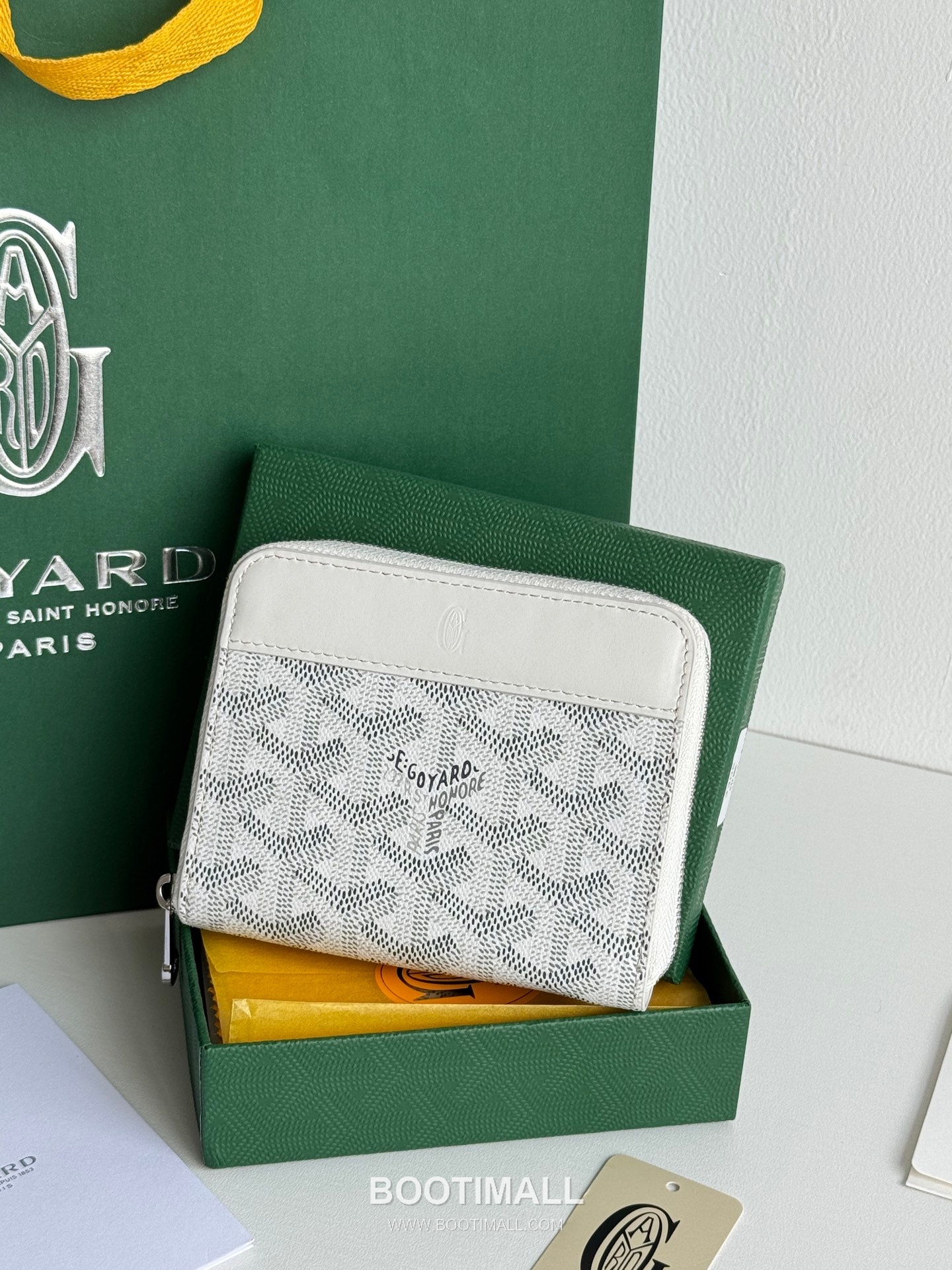 Goyard Matignon Mini Goyardine Canvas Zip Coin Wallet with Card Slots 고야드 마티뇽 미니 고야르딘 캔버스 집 코인 지갑 카드슬롯 3305 11.5cm 2