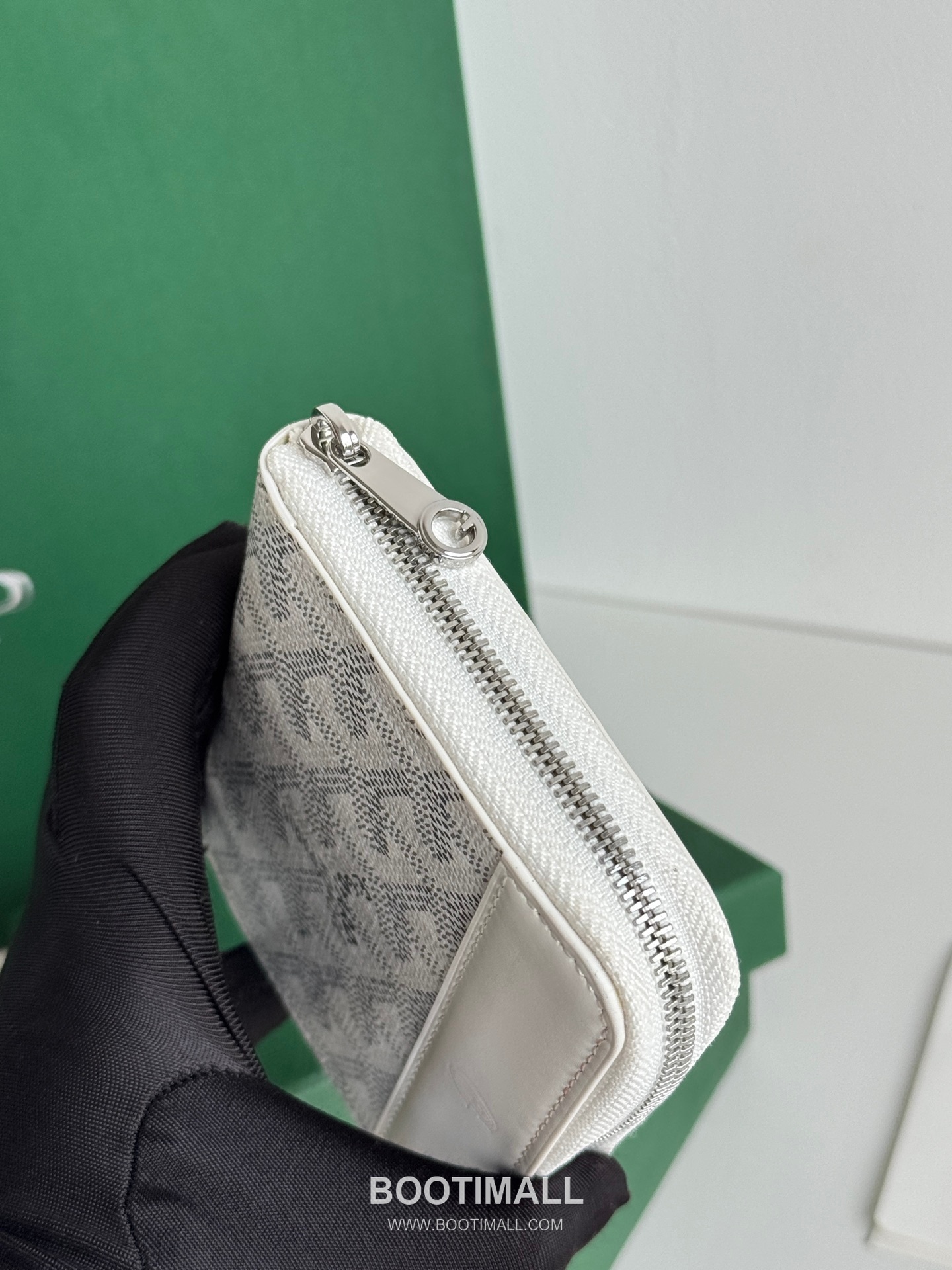 Goyard Matignon Mini Goyardine Canvas Zip Coin Wallet with Card Slots 고야드 마티뇽 미니 고야르딘 캔버스 집 코인 지갑 카드슬롯 3305 11.5cm 6