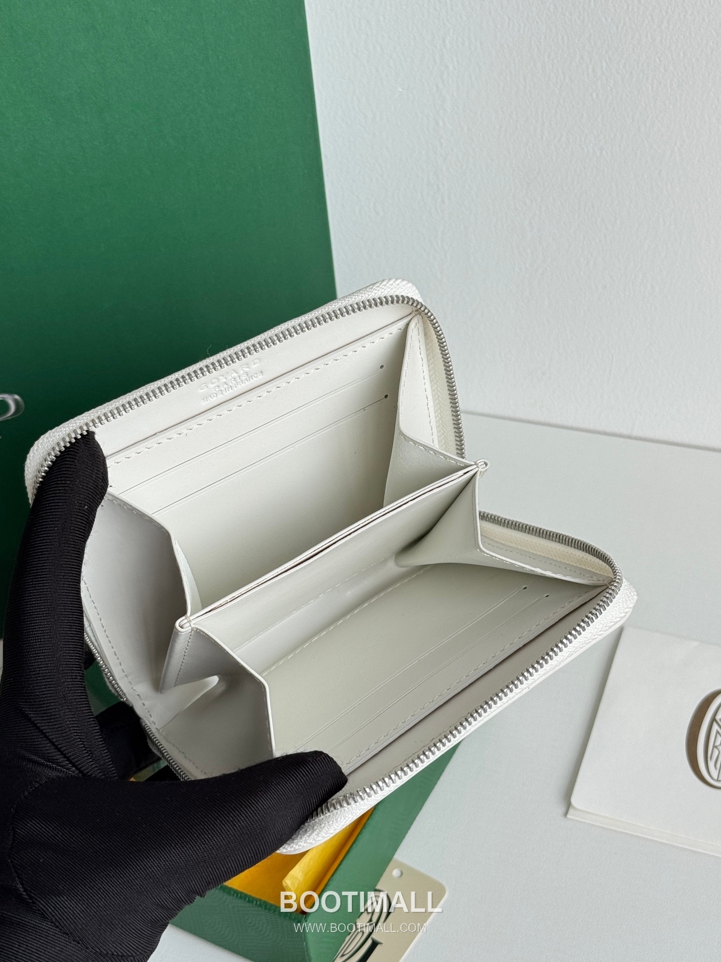 Goyard Matignon Mini Goyardine Canvas Zip Coin Wallet with Card Slots 고야드 마티뇽 미니 고야르딘 캔버스 집 코인 지갑 카드슬롯 3305 11.5cm 7