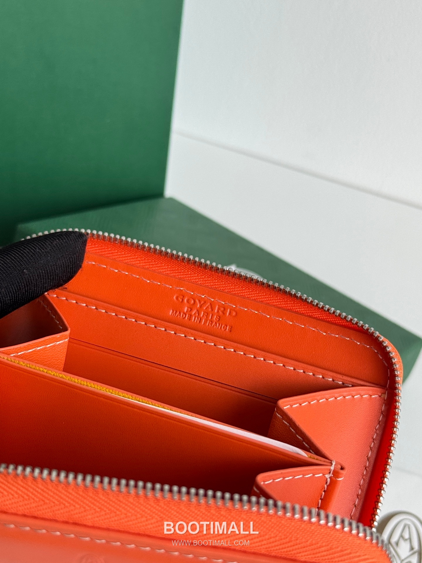 Goyard Matignon Mini Goyardine Canvas Zip Coin Wallet with Card Slots 고야드 마티뇽 미니 고야르딘 캔버스 집 코인 지갑 카드슬롯 3305 11.5cm 9