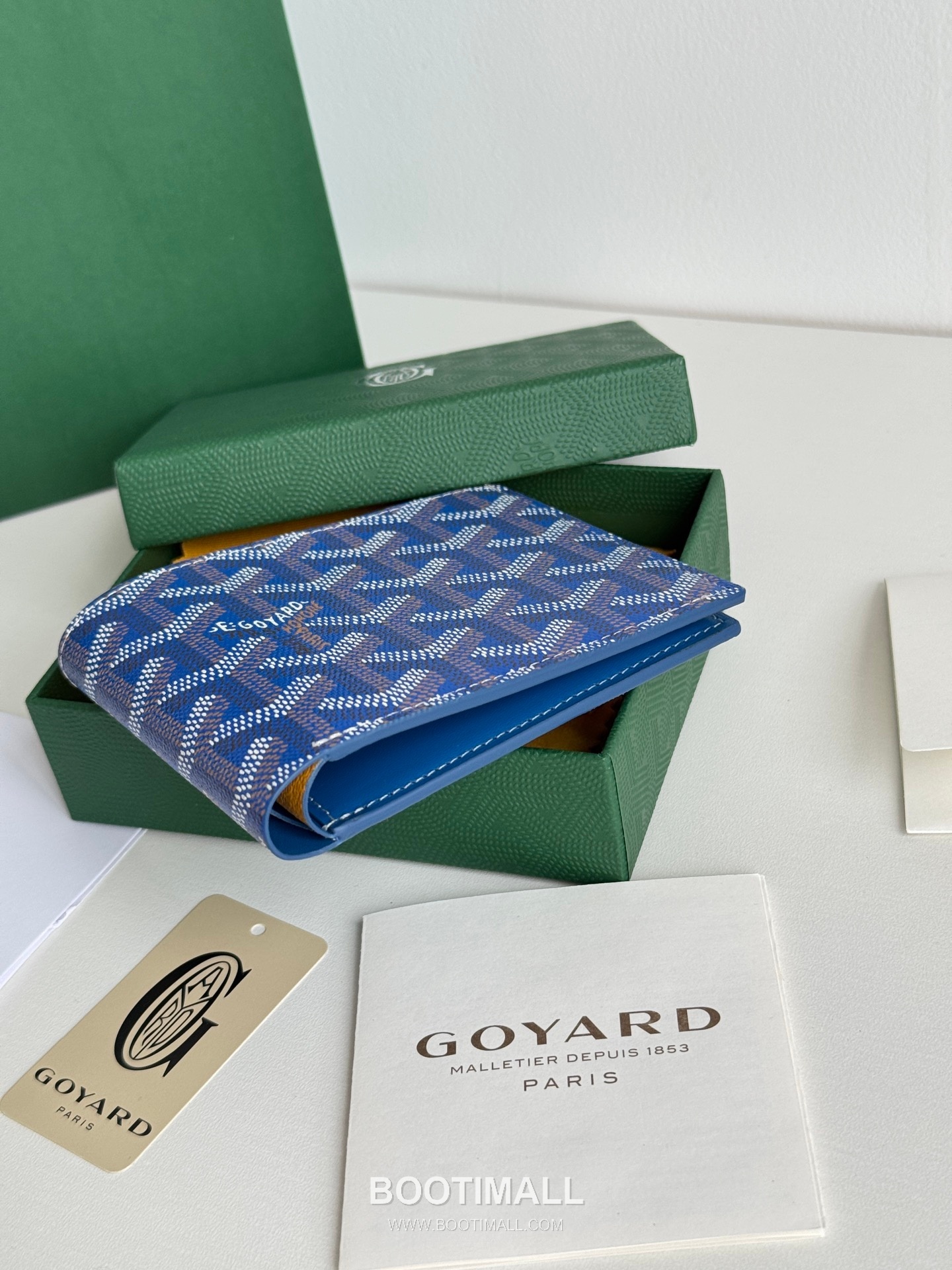 Goyard Goyardine Canvas Bi-Fold Wallet with 8 Card Slots 고야드 고야르딘 캔버스 바이폴드 카드지갑 3303 11cm 5