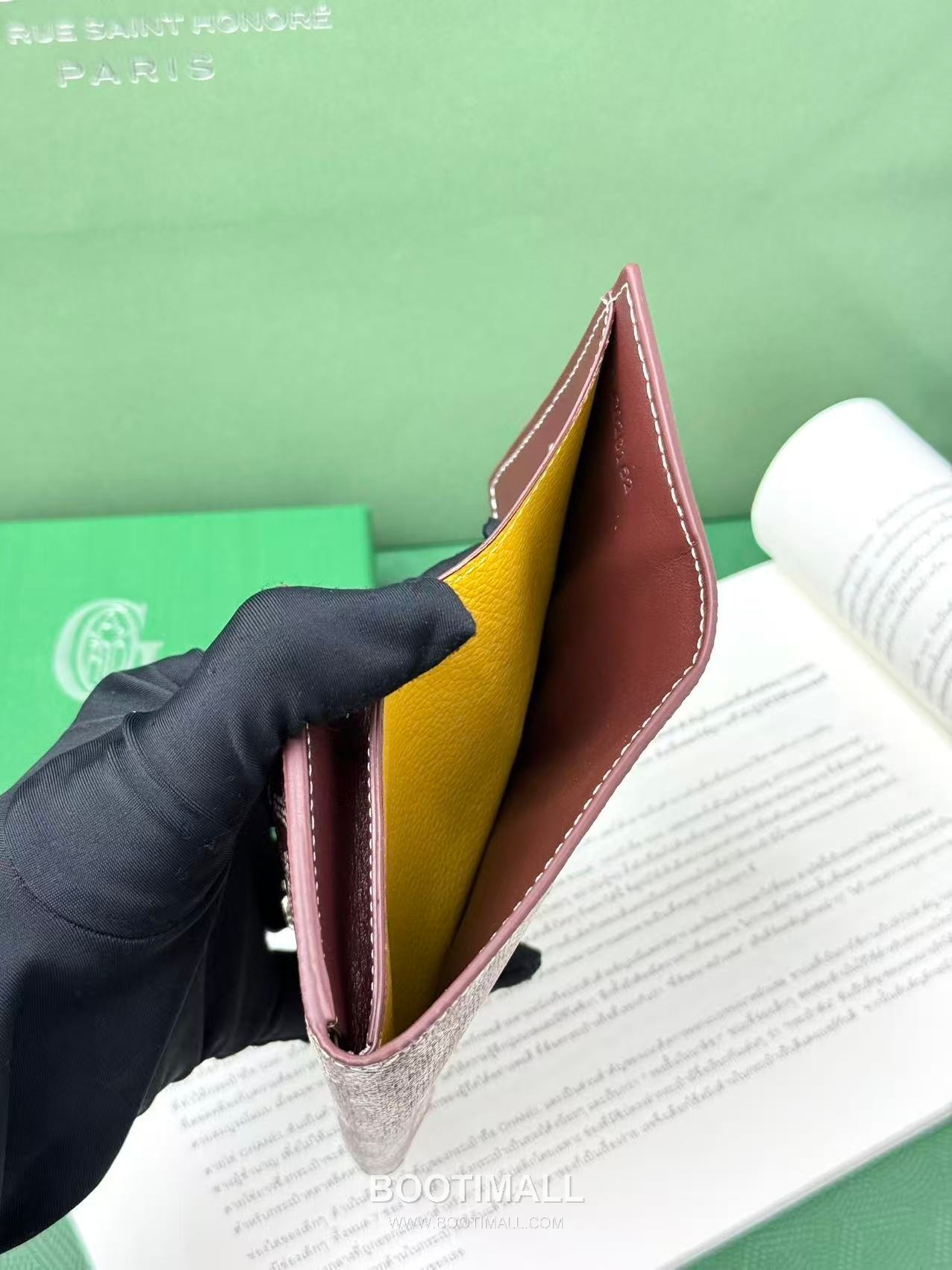 Goyard Marigny Goyardine Canvas Calfskin Coin Wallet with Snap Closure 고야드 마리니 고야르딘 캔버스 카프스킨 코인 지갑 스냅클로저 G513 10cm 7