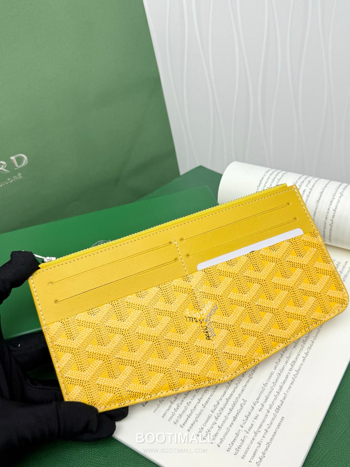 Goyard Insert Louise Goyardine Canvas Leather Zip Long Wallet with Card Slots 고야드 인서트 루이즈 고야르딘 캔버스 레더 집 롱월렛 카드슬롯 G98316 21cm 2