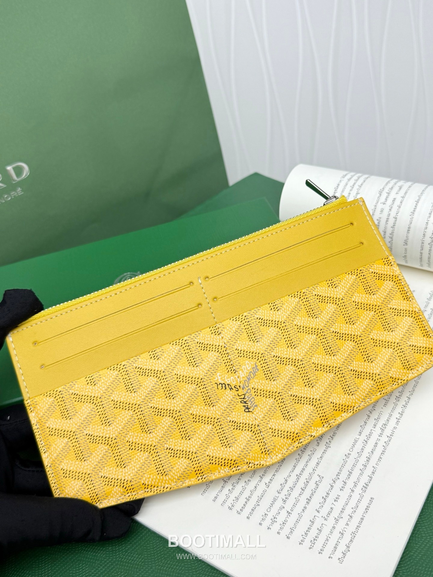 Goyard Insert Louise Goyardine Canvas Leather Zip Long Wallet with Card Slots 고야드 인서트 루이즈 고야르딘 캔버스 레더 집 롱월렛 카드슬롯 G98316 21cm 4