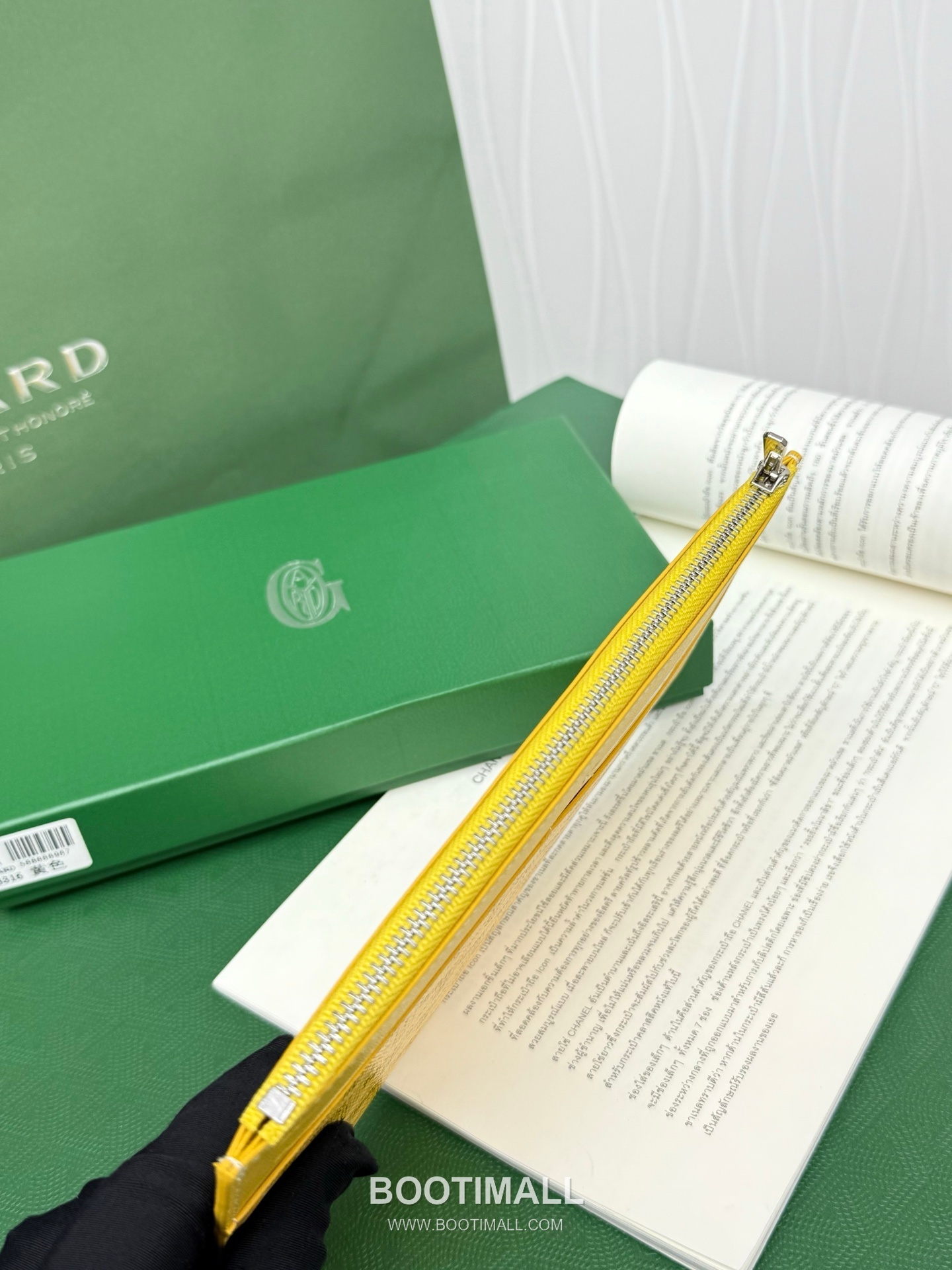 Goyard Insert Louise Goyardine Canvas Leather Zip Long Wallet with Card Slots 고야드 인서트 루이즈 고야르딘 캔버스 레더 집 롱월렛 카드슬롯 G98316 21cm 5