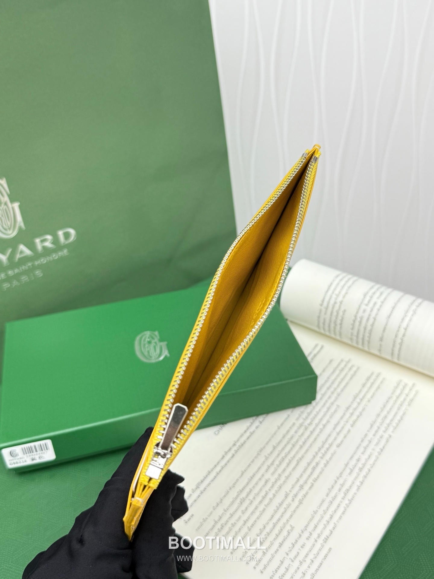 Goyard Insert Louise Goyardine Canvas Leather Zip Long Wallet with Card Slots 고야드 인서트 루이즈 고야르딘 캔버스 레더 집 롱월렛 카드슬롯 G98316 21cm 7