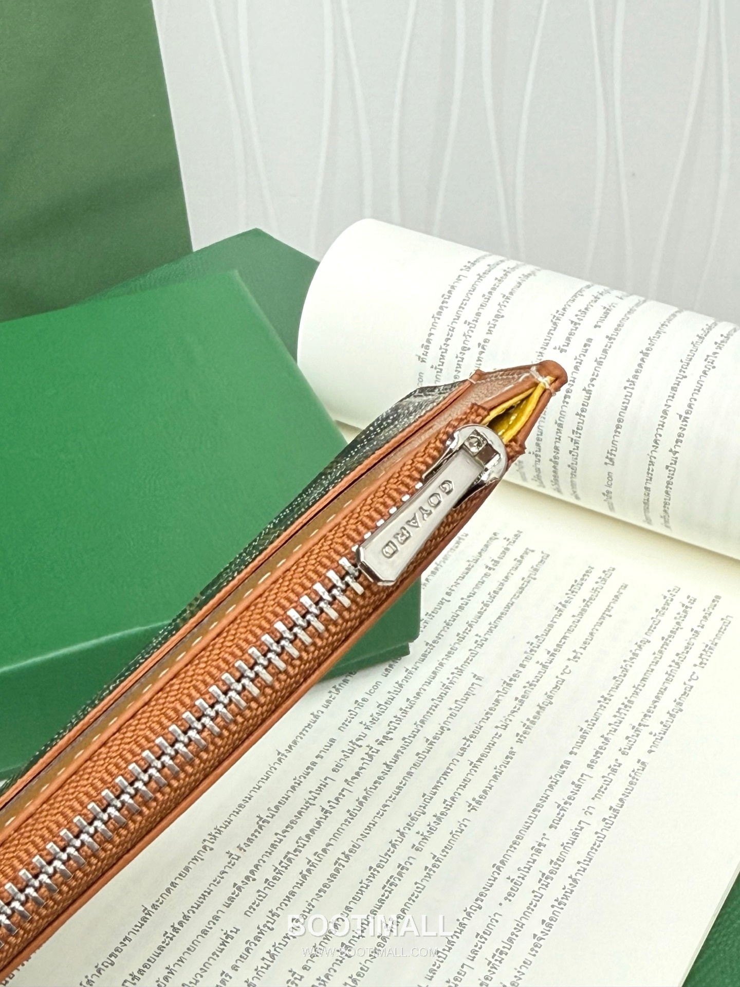 Goyard Insert Louise Goyardine Canvas Leather Zip Long Wallet with Card Slots 고야드 인서트 루이즈 고야르딘 캔버스 레더 집 롱월렛 카드슬롯 G98316 21cm 6