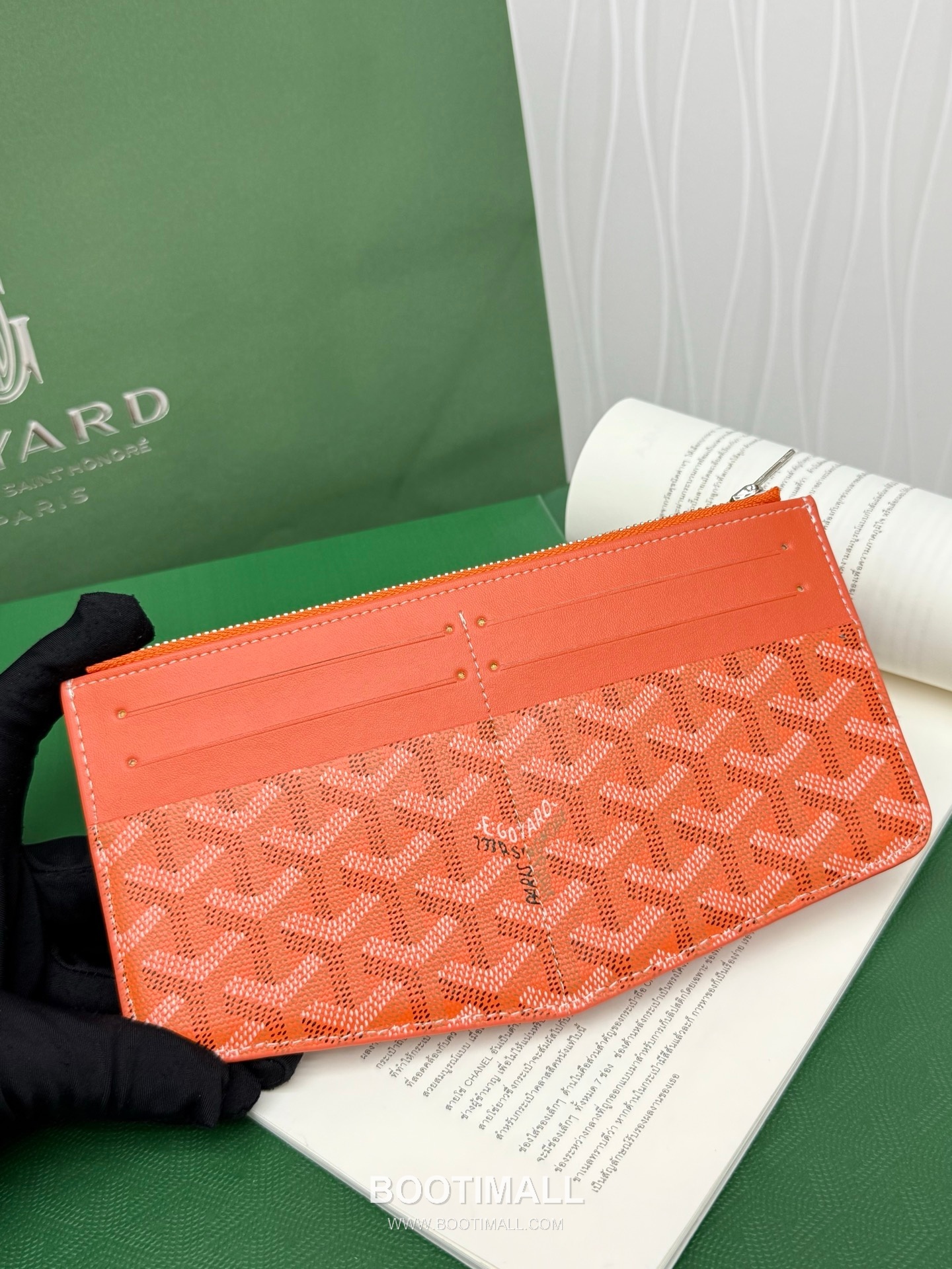 Goyard Insert Louise Goyardine Canvas Leather Zip Long Wallet with Card Slots 고야드 인서트 루이즈 고야르딘 캔버스 레더 집 롱월렛 카드슬롯 G98316 21cm 4