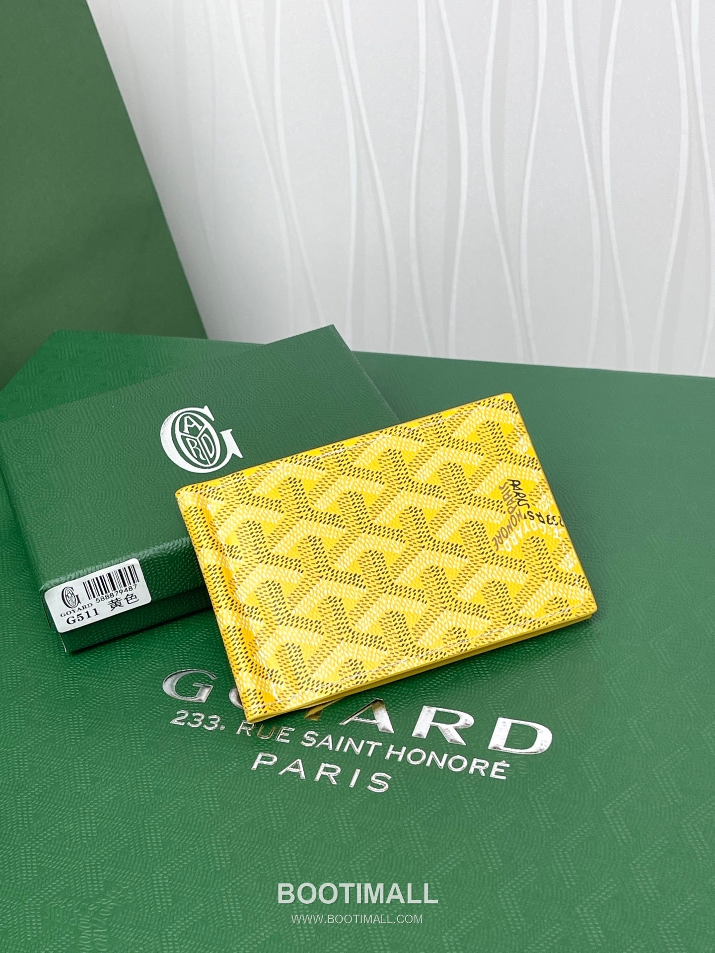 Goyard Saint-Thomas Goyardine Canvas Leather Bi-Fold Wallet with Money Clip 고야드 생토마 고야르딘 캔버스 레더 바이폴드 머니클립 지갑 G511 11cm 1
