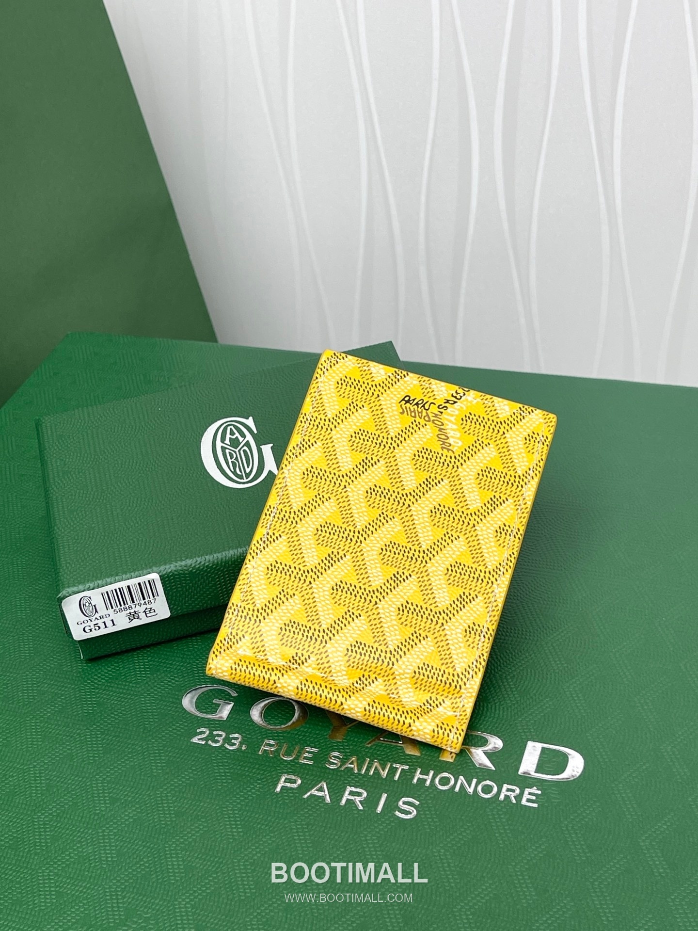 Goyard Saint-Thomas Goyardine Canvas Leather Bi-Fold Wallet with Money Clip 고야드 생토마 고야르딘 캔버스 레더 바이폴드 머니클립 지갑 G511 11cm 2