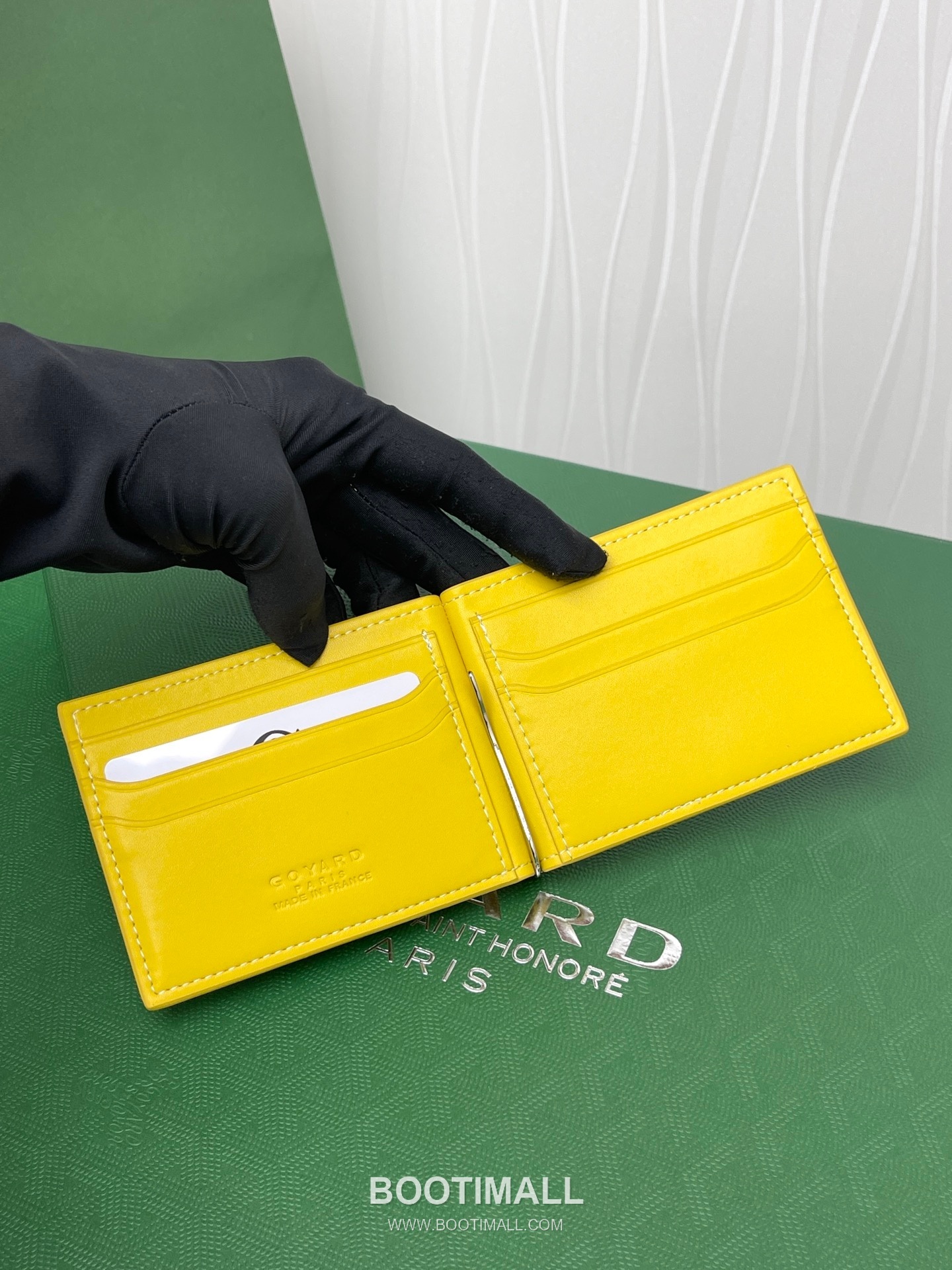 Goyard Saint-Thomas Goyardine Canvas Leather Bi-Fold Wallet with Money Clip 고야드 생토마 고야르딘 캔버스 레더 바이폴드 머니클립 지갑 G511 11cm 4