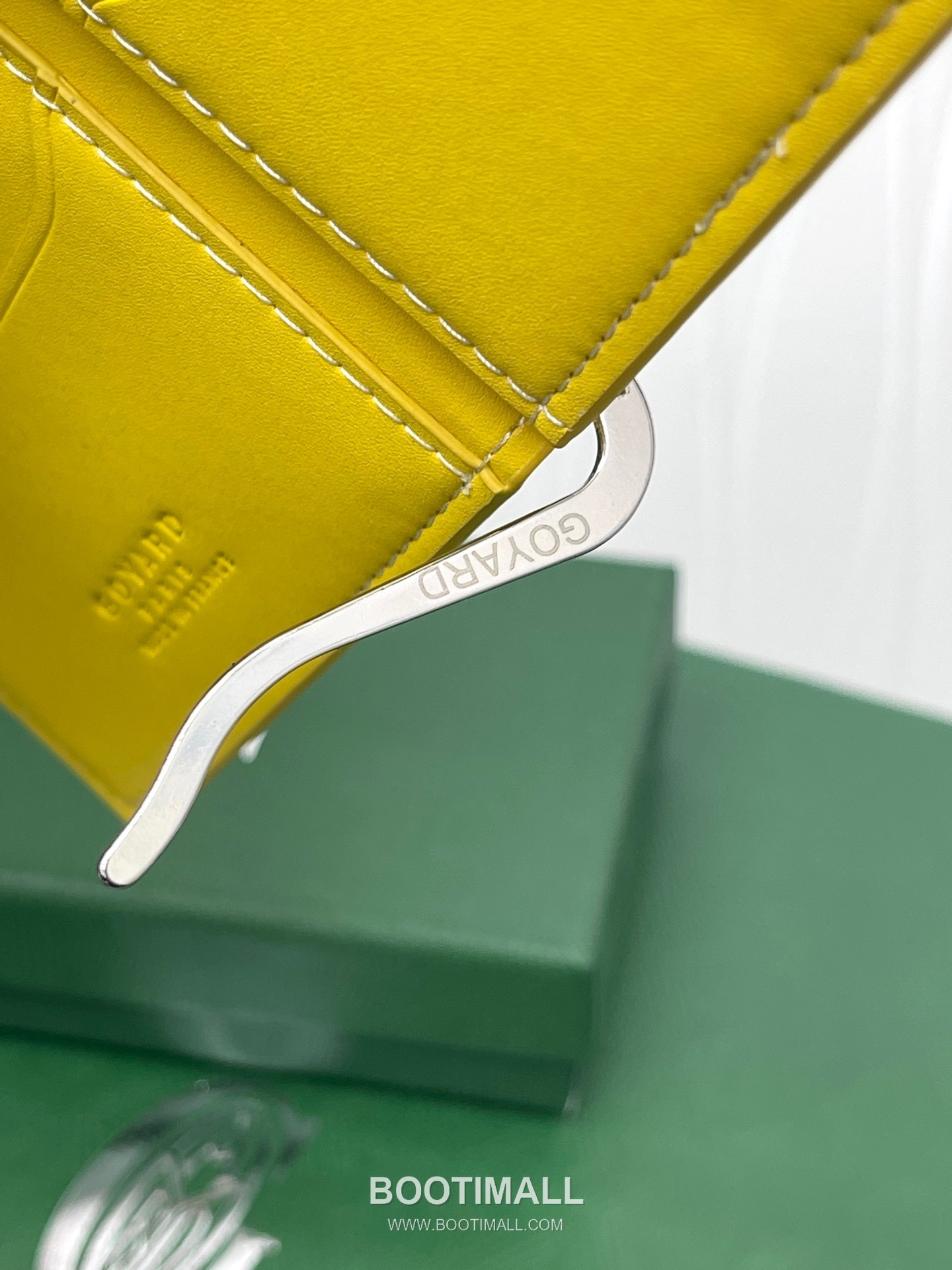 Goyard Saint-Thomas Goyardine Canvas Leather Bi-Fold Wallet with Money Clip 고야드 생토마 고야르딘 캔버스 레더 바이폴드 머니클립 지갑 G511 11cm 7