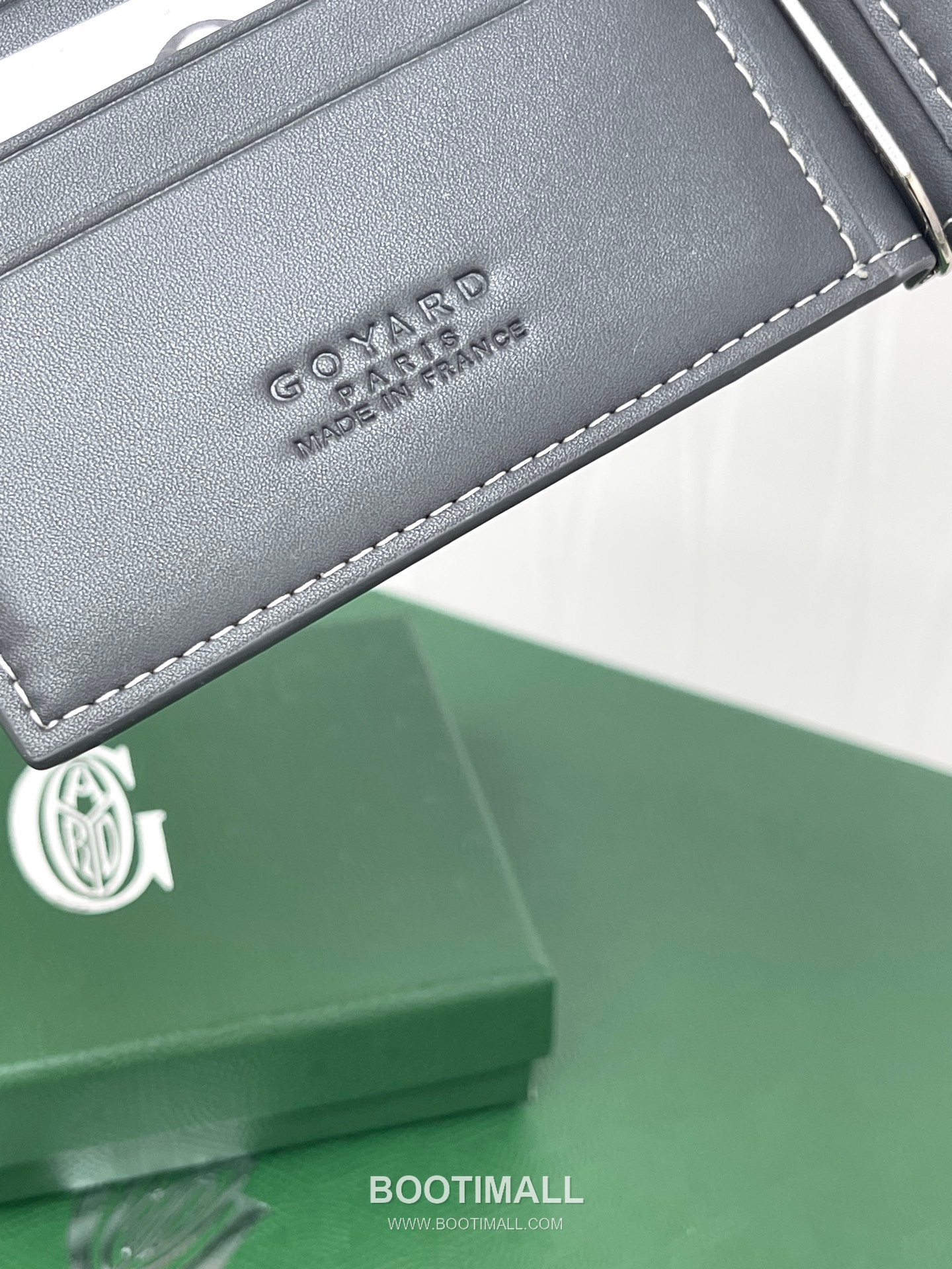 Goyard Saint-Thomas Goyardine Canvas Leather Bi-Fold Wallet with Money Clip 고야드 생토마 고야르딘 캔버스 레더 바이폴드 머니클립 지갑 G511 11cm 5