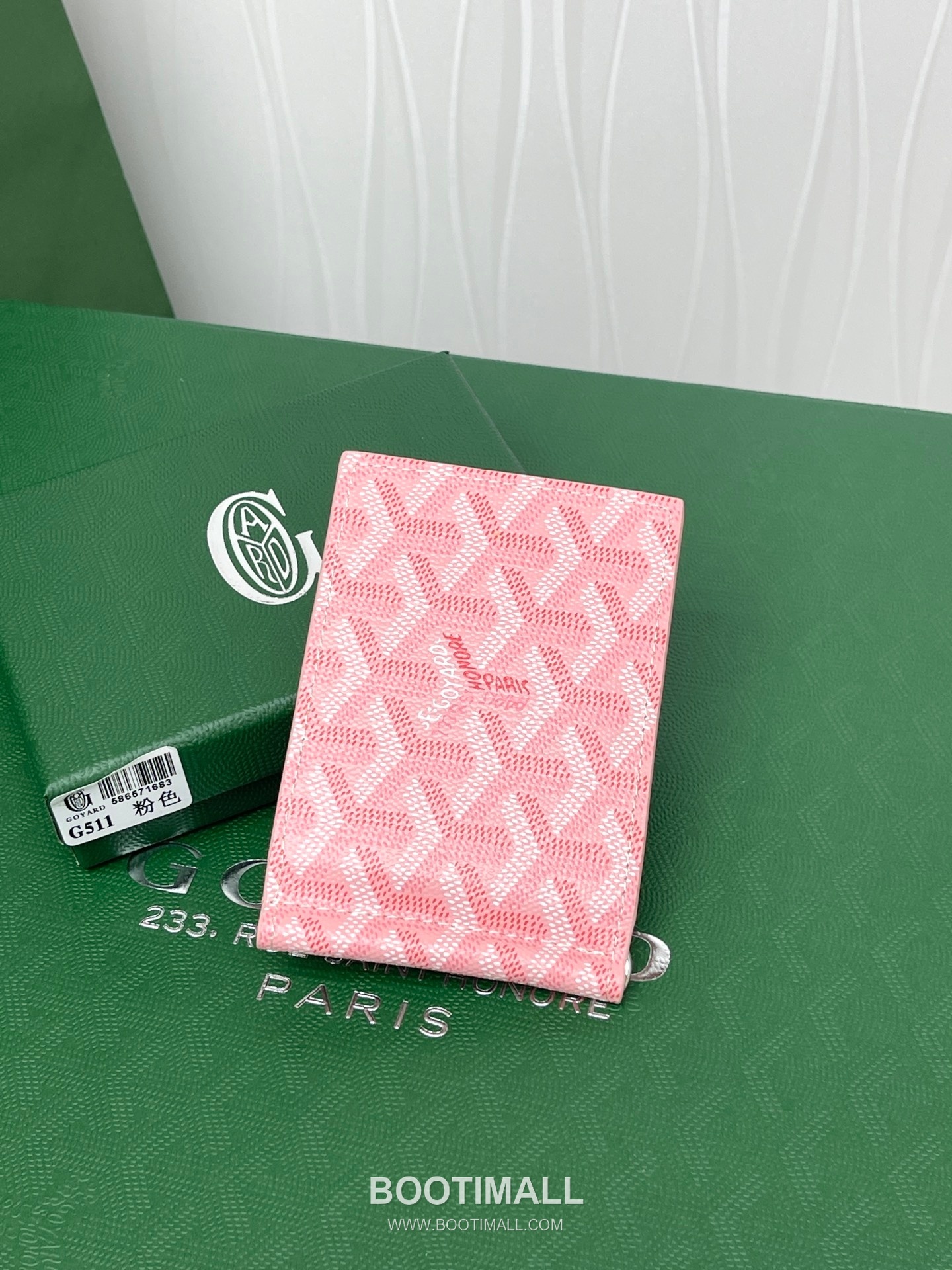 Goyard Saint-Thomas Goyardine Canvas Leather Bi-Fold Wallet with Money Clip 고야드 생토마 고야르딘 캔버스 레더 바이폴드 머니클립 지갑 G511 11cm 3