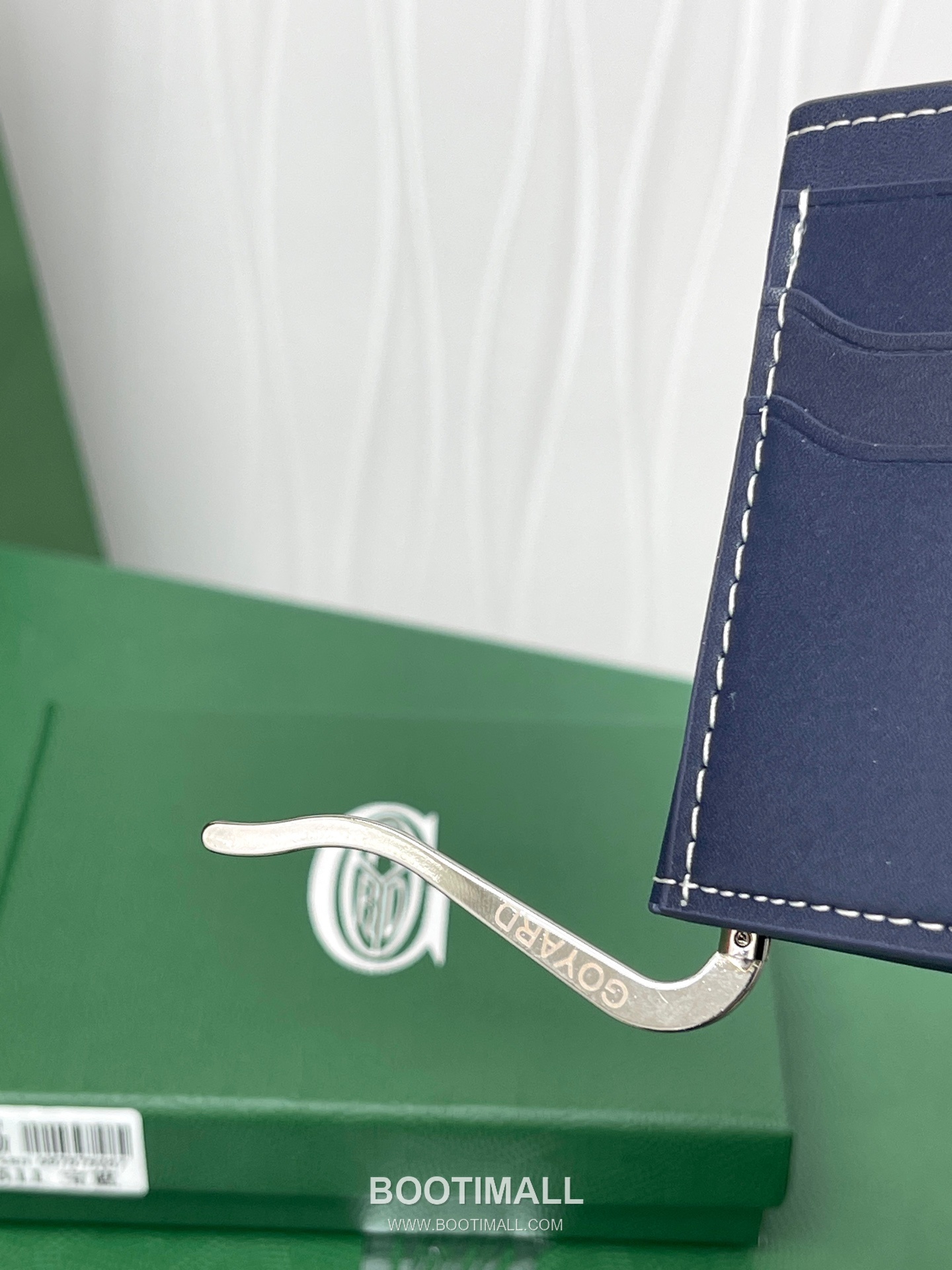 Goyard Saint-Thomas Goyardine Canvas Leather Bi-Fold Wallet with Money Clip 고야드 생토마 고야르딘 캔버스 레더 바이폴드 머니클립 지갑 G511 11cm 8