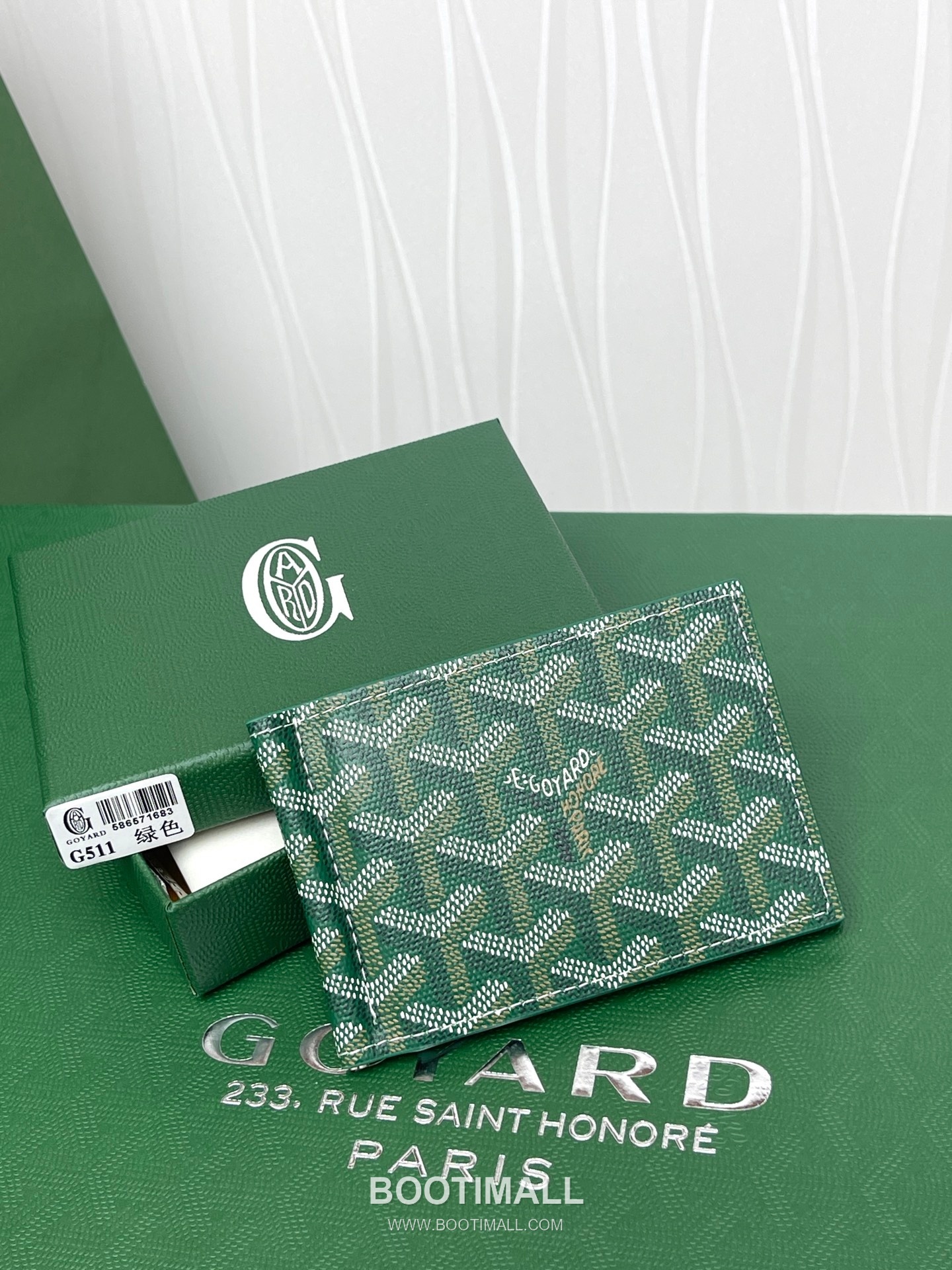 Goyard Saint-Thomas Goyardine Canvas Leather Bi-Fold Wallet with Money Clip 고야드 생토마 고야르딘 캔버스 레더 바이폴드 머니클립 지갑 G511 11cm 1
