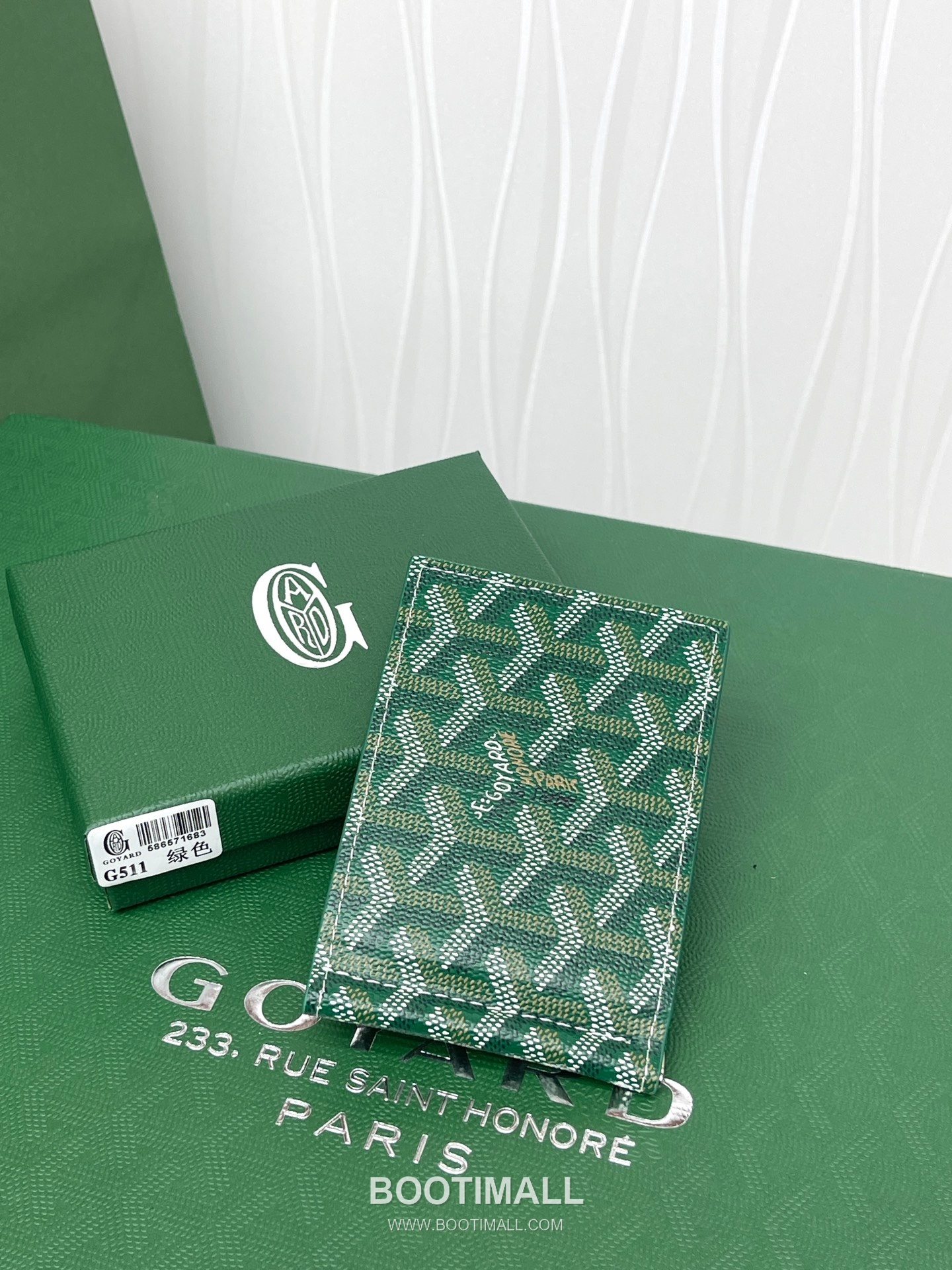Goyard Saint-Thomas Goyardine Canvas Leather Bi-Fold Wallet with Money Clip 고야드 생토마 고야르딘 캔버스 레더 바이폴드 머니클립 지갑 G511 11cm 3