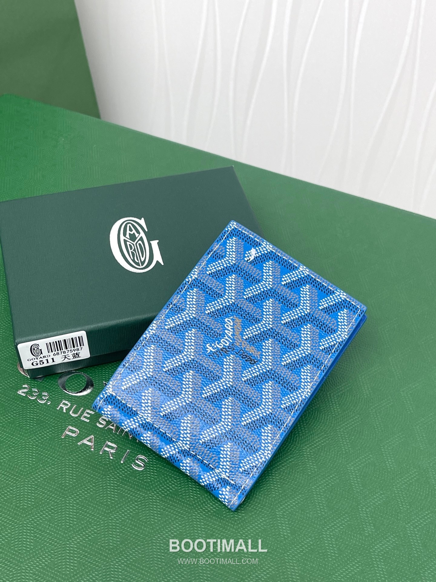 Goyard Saint-Thomas Goyardine Canvas Leather Bi-Fold Wallet with Money Clip 고야드 생토마 고야르딘 캔버스 레더 바이폴드 머니클립 지갑 G511 11cm 3