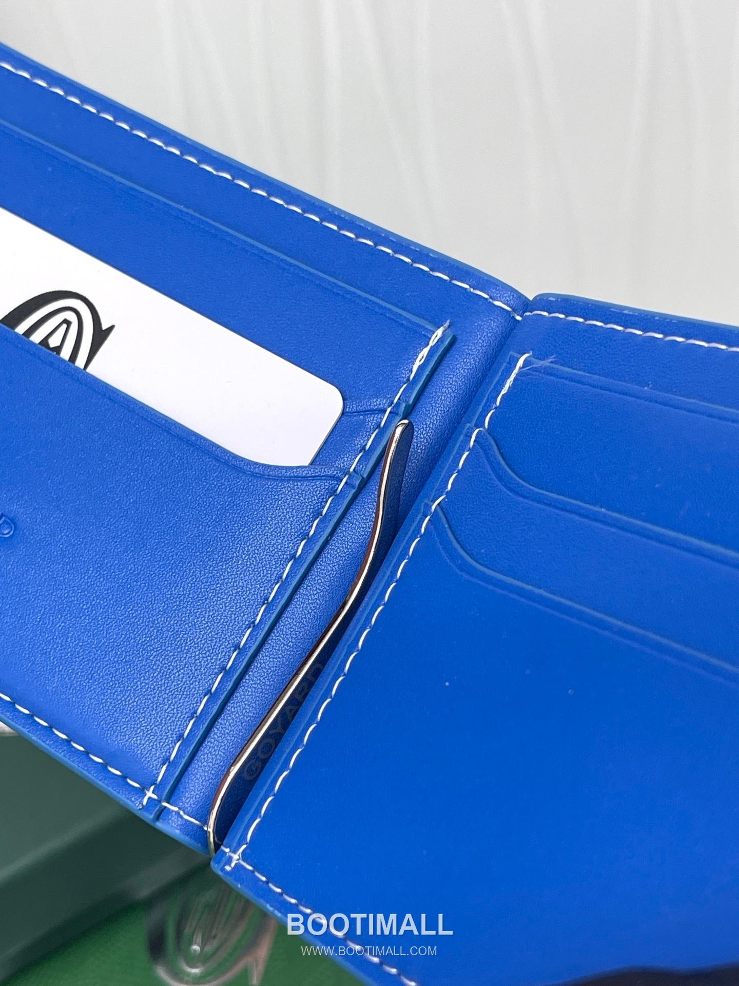 Goyard Saint-Thomas Goyardine Canvas Leather Bi-Fold Wallet with Money Clip 고야드 생토마 고야르딘 캔버스 레더 바이폴드 머니클립 지갑 G511 11cm 8