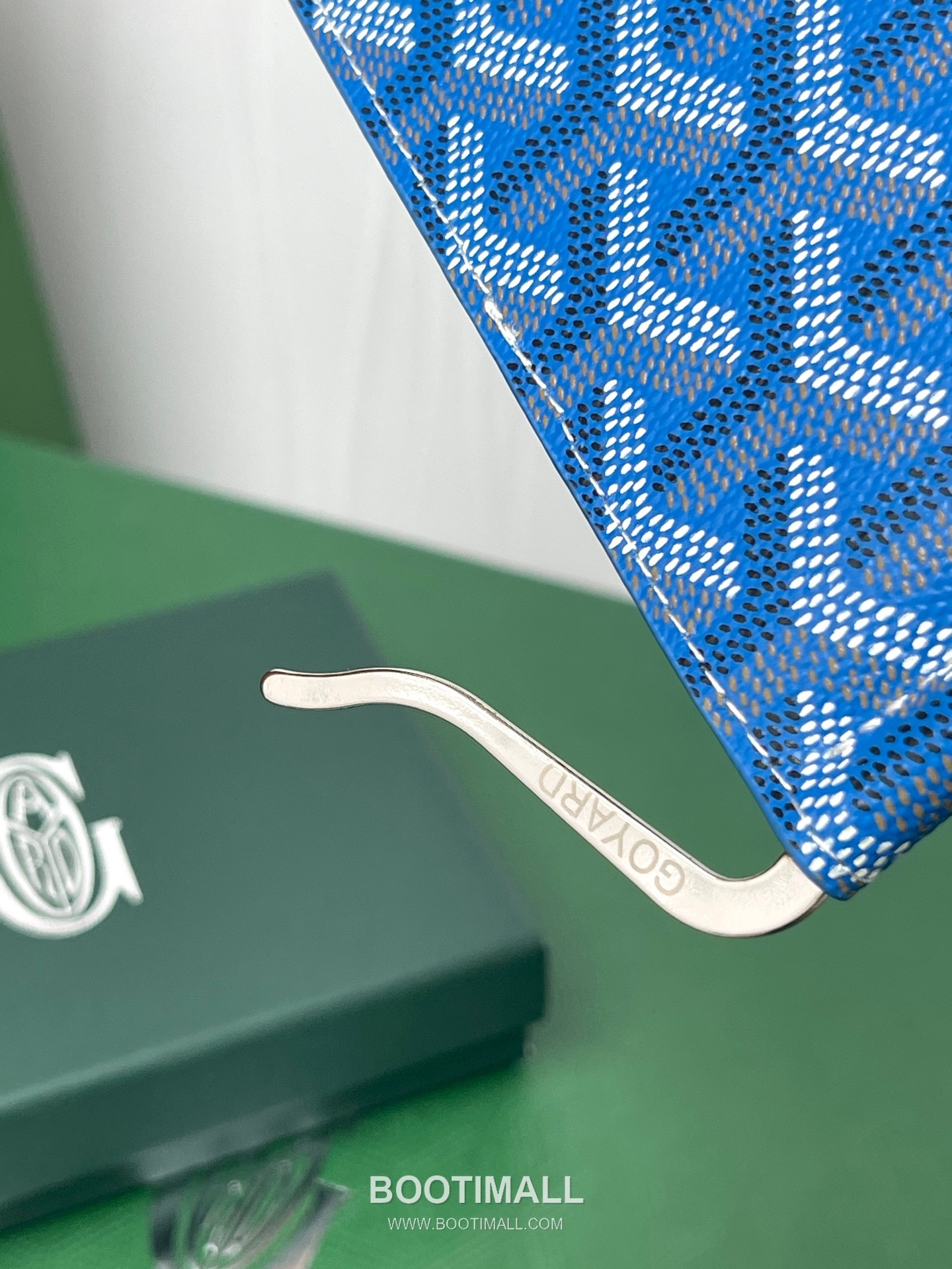 Goyard Saint-Thomas Goyardine Canvas Leather Bi-Fold Wallet with Money Clip 고야드 생토마 고야르딘 캔버스 레더 바이폴드 머니클립 지갑 G511 11cm 9