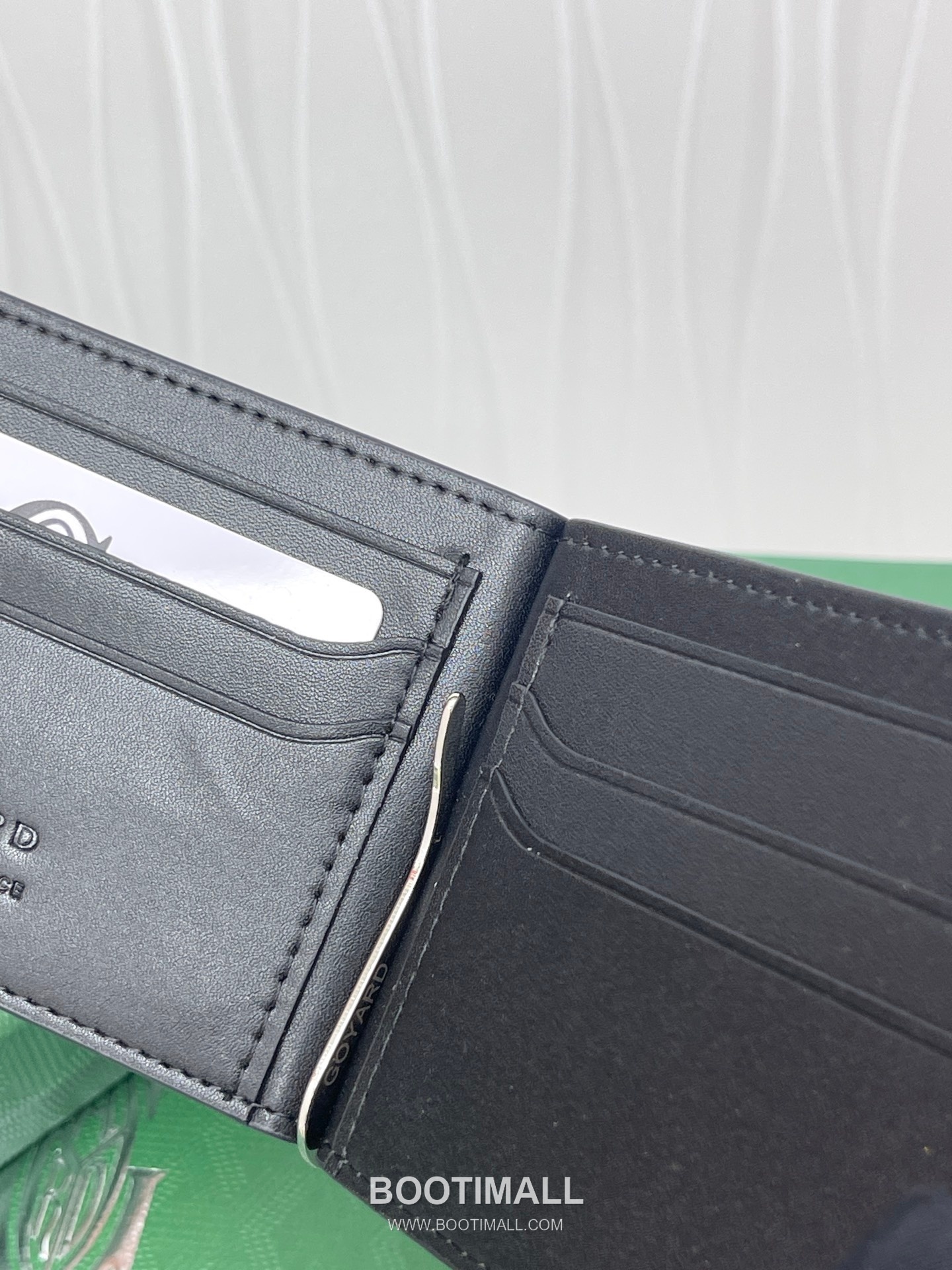 Goyard Saint-Thomas Goyardine Canvas Leather Bi-Fold Wallet with Money Clip 고야드 생토마 고야르딘 캔버스 레더 바이폴드 머니클립 지갑 G511 11cm 8