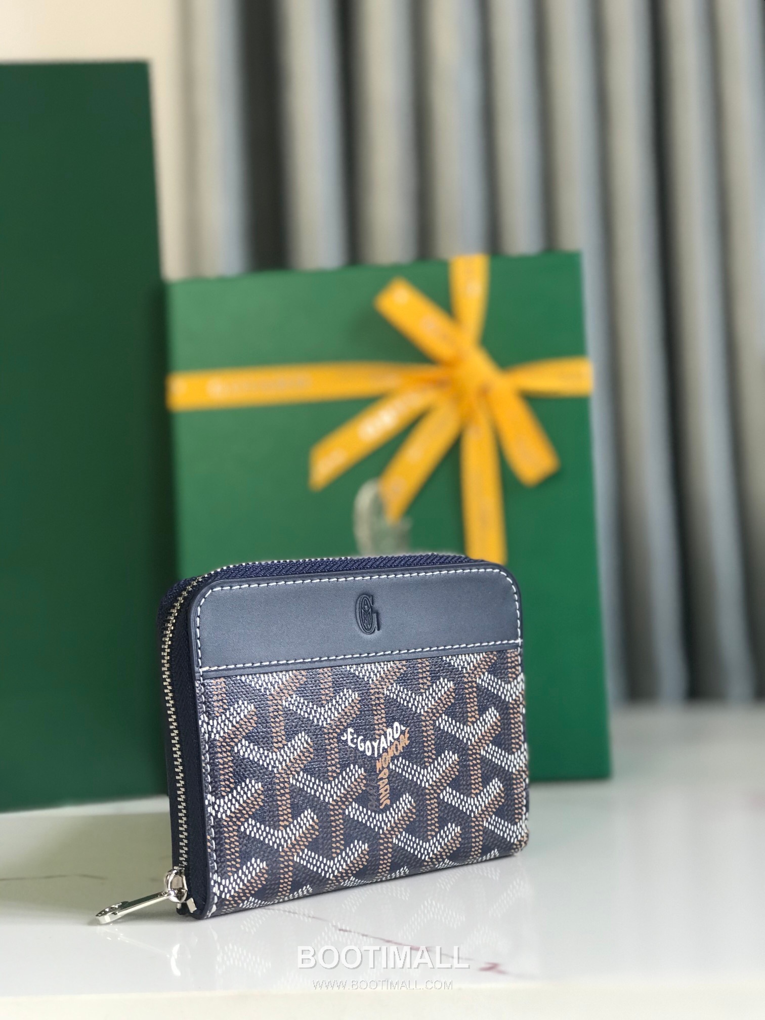 Goyard Matignon Mini Goyardine Canvas Zip Coin Wallet with Card Slots 고야드 마티뇽 미니 고야르딘 캔버스 집 코인 지갑 카드슬롯 020605 11.5cm 3