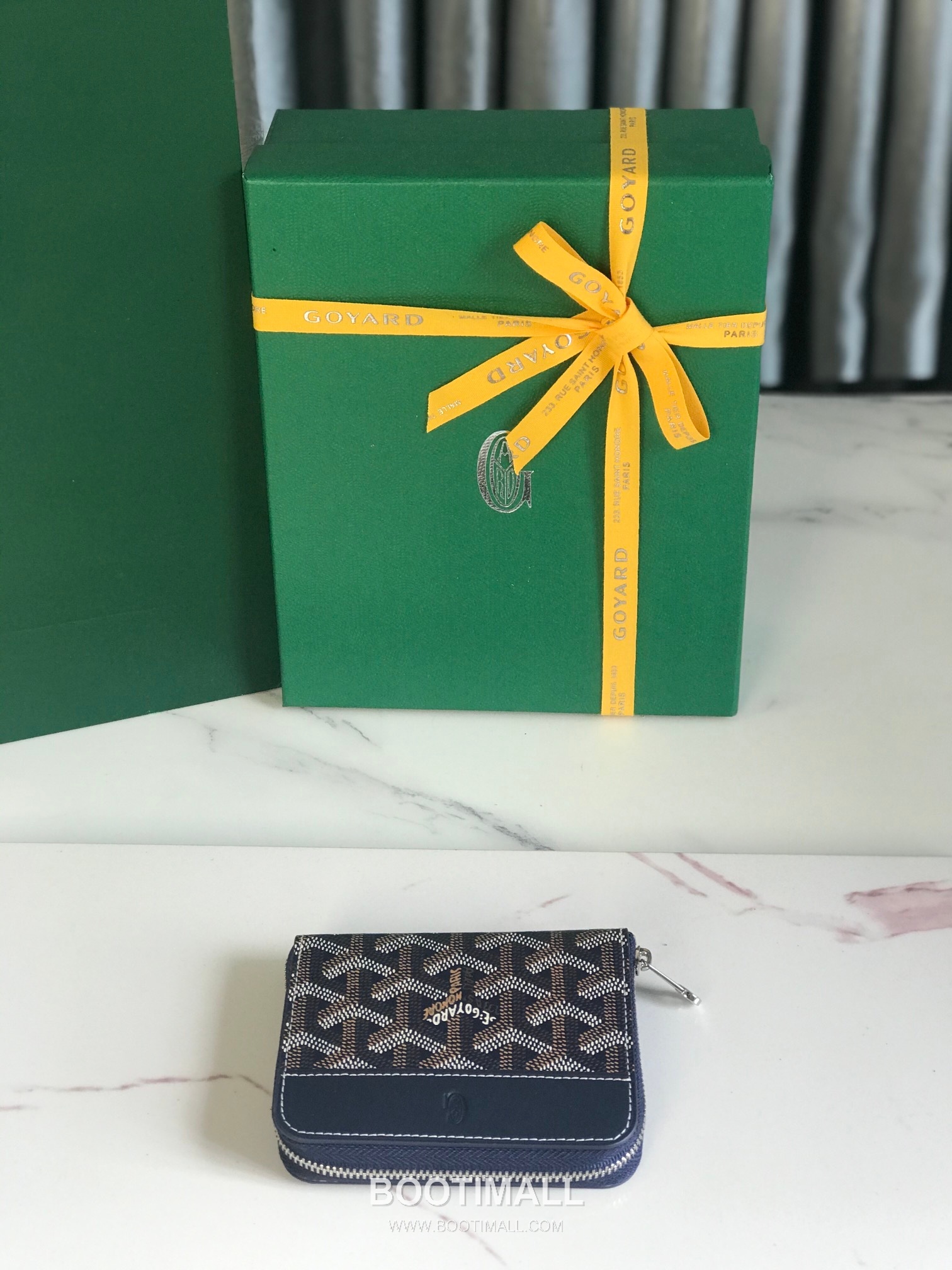 Goyard Matignon Mini Goyardine Canvas Zip Coin Wallet with Card Slots 고야드 마티뇽 미니 고야르딘 캔버스 집 코인 지갑 카드슬롯 020605 11.5cm 4