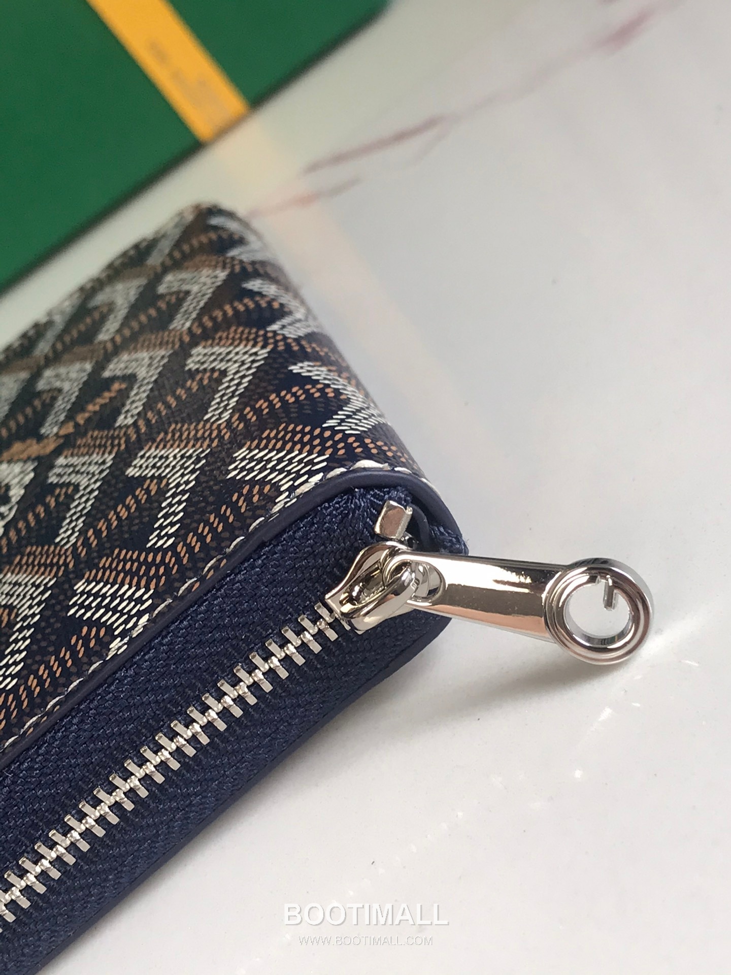 Goyard Matignon Mini Goyardine Canvas Zip Coin Wallet with Card Slots 고야드 마티뇽 미니 고야르딘 캔버스 집 코인 지갑 카드슬롯 020605 11.5cm 5