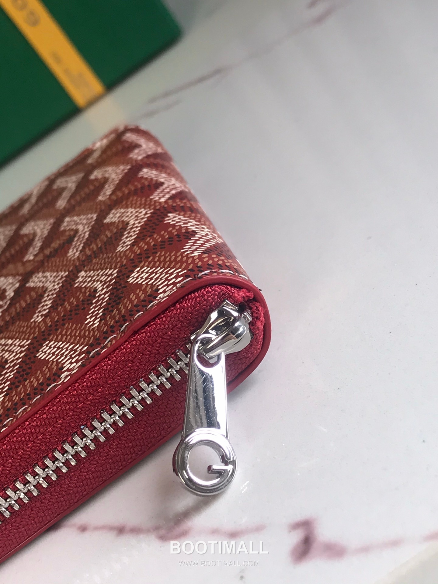 Goyard Matignon Mini Goyardine Canvas Zip Coin Wallet with Card Slots 고야드 마티뇽 미니 고야르딘 캔버스 집 코인 지갑 카드슬롯 020605 11.5cm 4