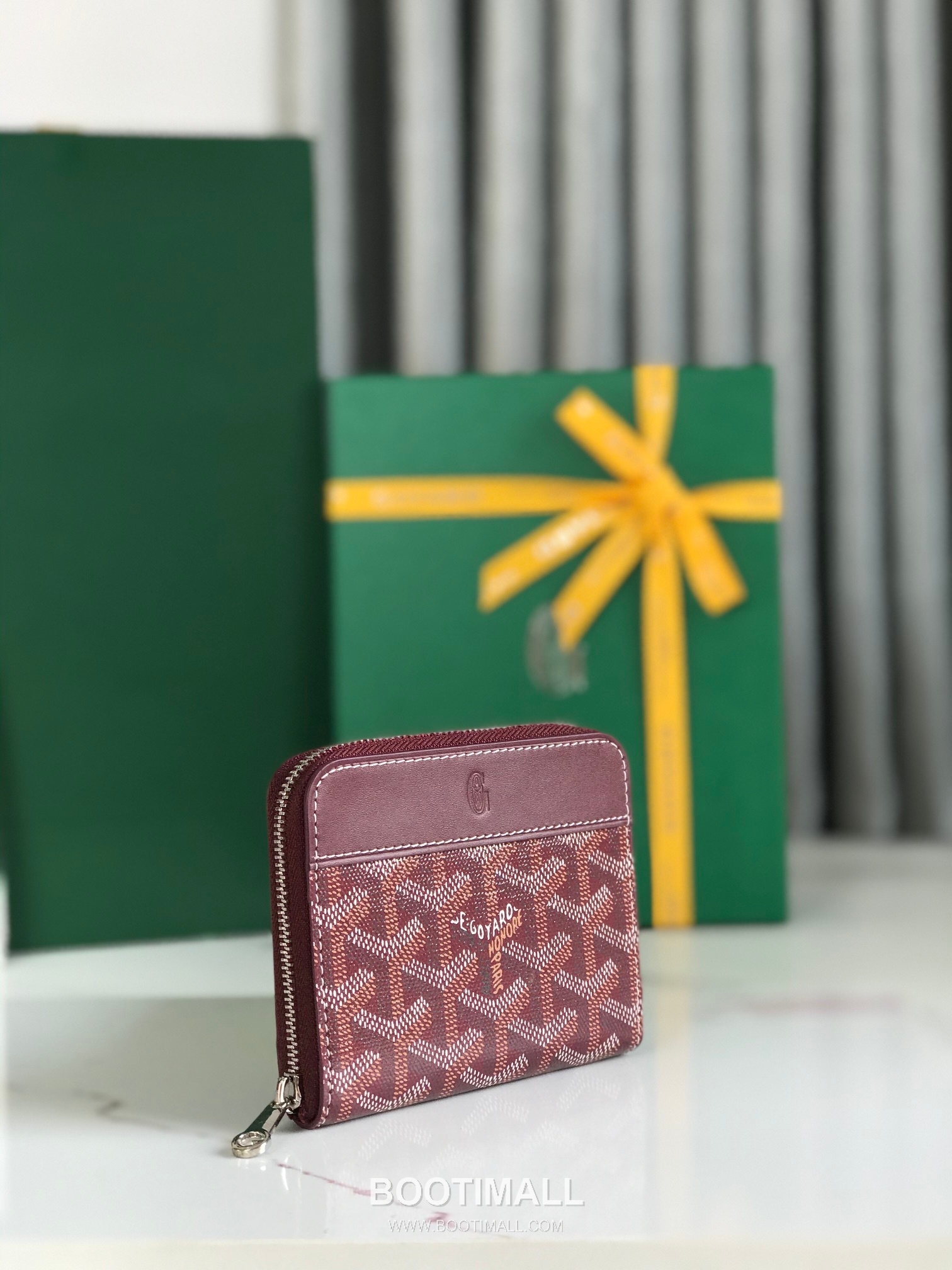 Goyard Matignon Mini Goyardine Canvas Zip Coin Wallet with Card Slots 고야드 마티뇽 미니 고야르딘 캔버스 집 코인 지갑 카드슬롯 020605 11.5cm 3