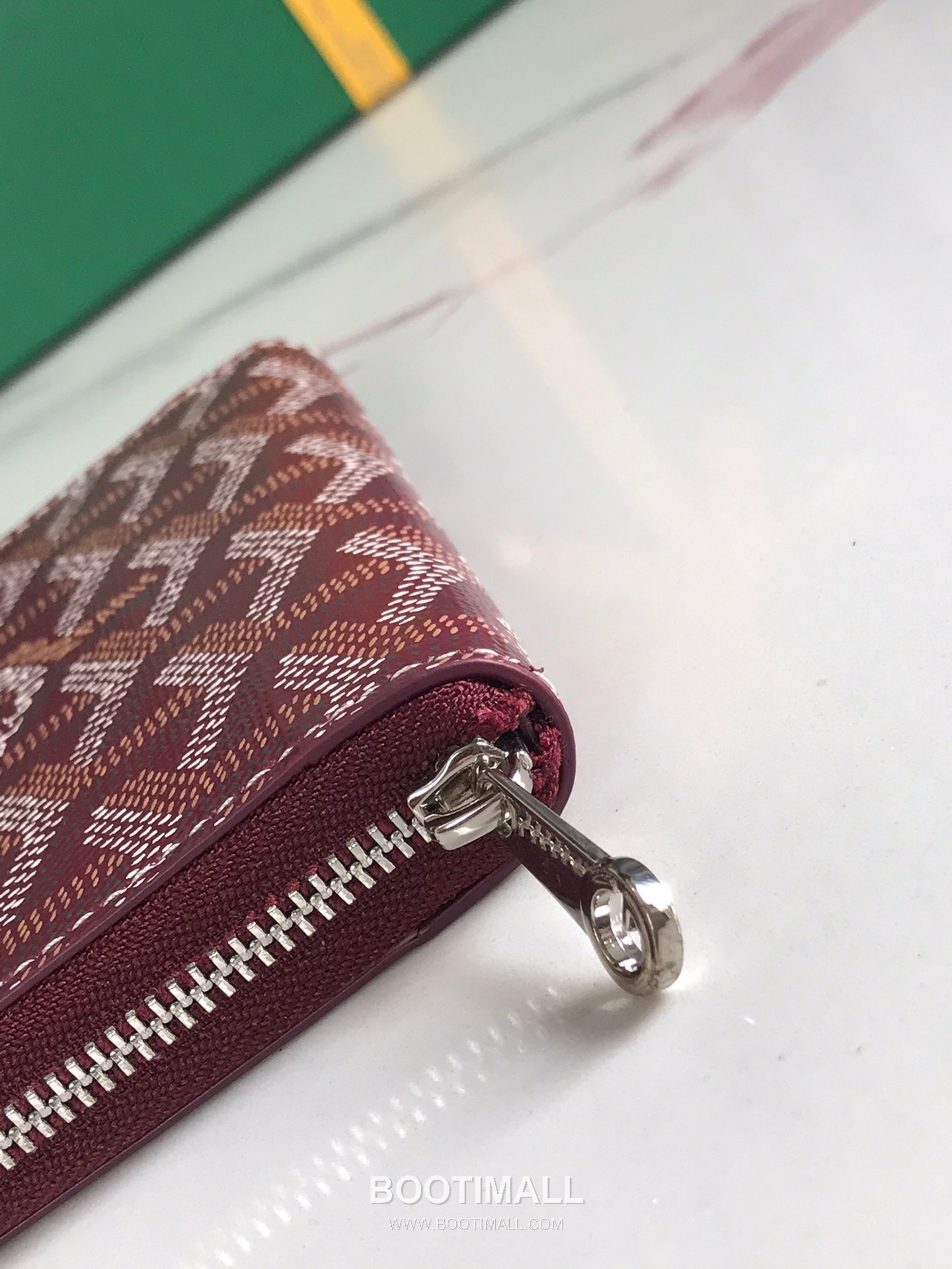 Goyard Matignon Mini Goyardine Canvas Zip Coin Wallet with Card Slots 고야드 마티뇽 미니 고야르딘 캔버스 집 코인 지갑 카드슬롯 020605 11.5cm 4