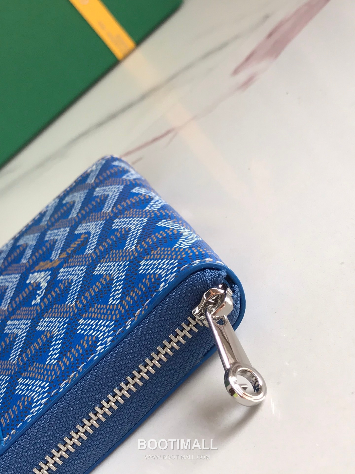 Goyard Matignon Mini Goyardine Canvas Zip Coin Wallet with Card Slots 고야드 마티뇽 미니 고야르딘 캔버스 집 코인 지갑 카드슬롯 020605 11.5cm 3