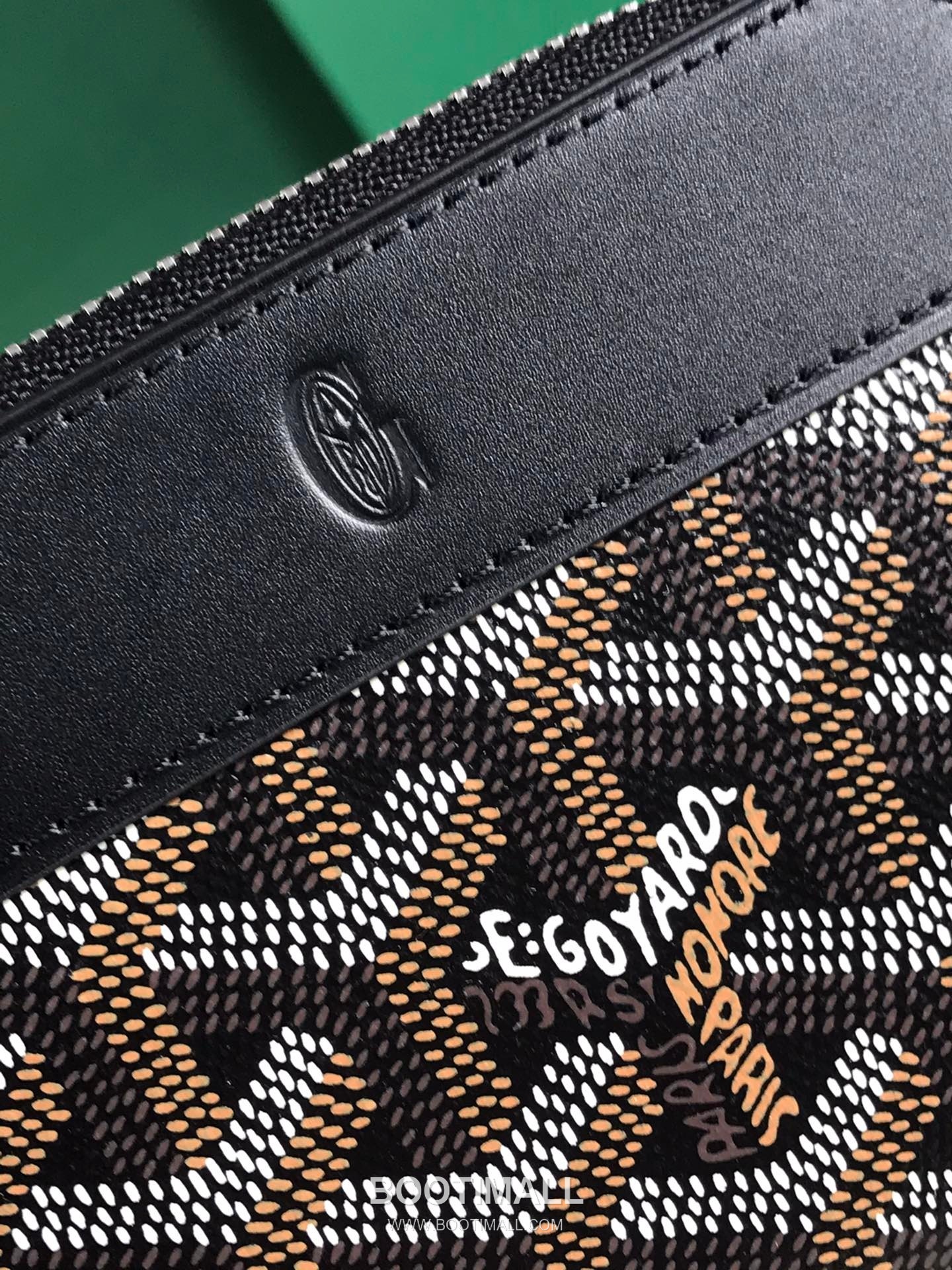 Goyard Matignon Mini Goyardine Canvas Zip Coin Wallet with Card Slots 고야드 마티뇽 미니 고야르딘 캔버스 집 코인 지갑 카드슬롯 020605 11.5cm 4