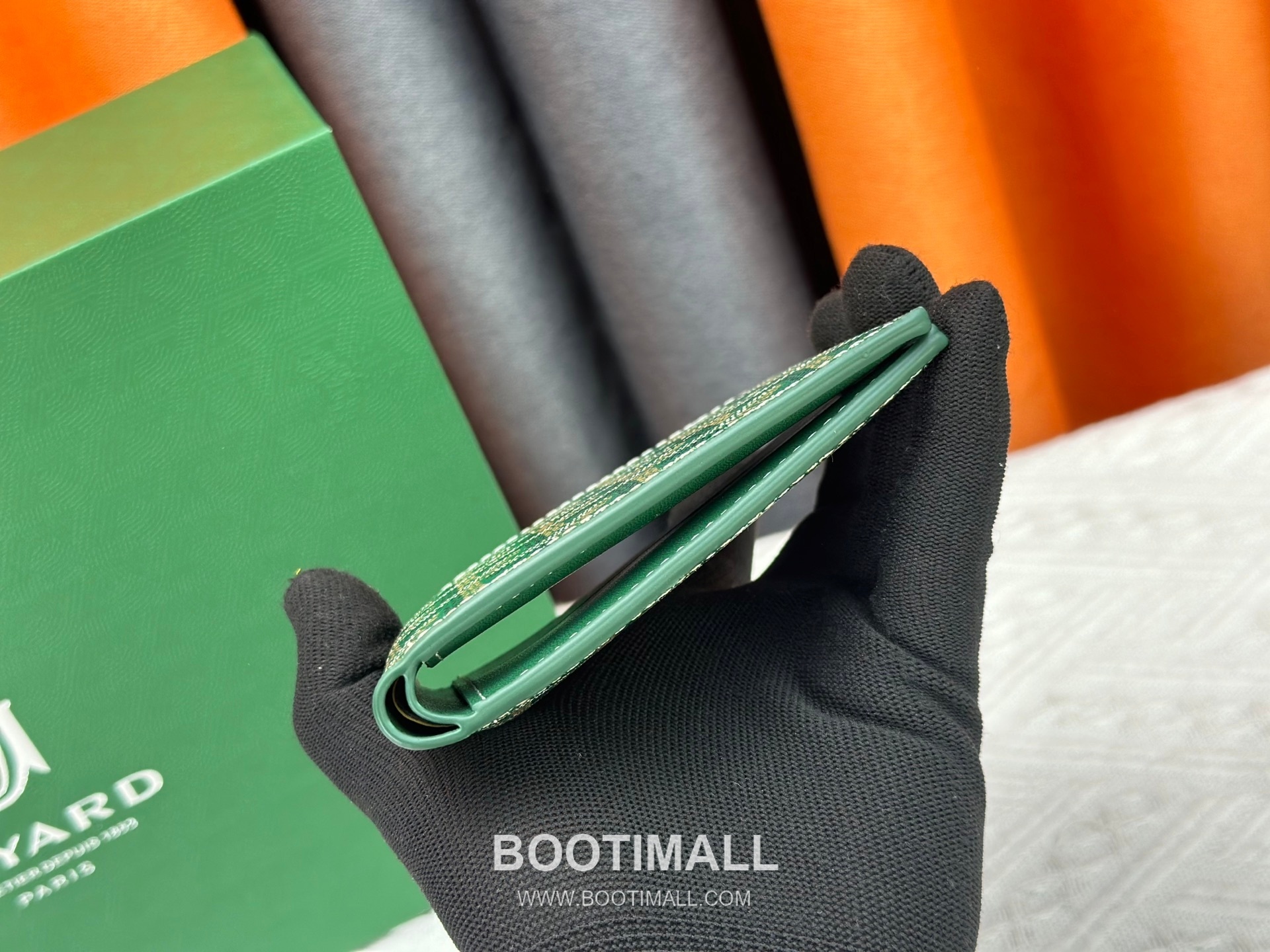 Goyard Goyardine Canvas Bi-Fold Wallet with 8 Card Slots 고야드 고야르딘 캔버스 바이폴드 카드지갑 G5126 11cm 6