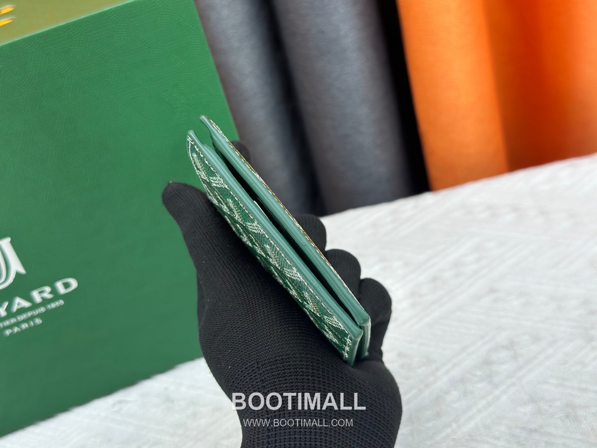 Goyard Goyardine Canvas Bi-Fold Wallet with 8 Card Slots 고야드 고야르딘 캔버스 바이폴드 카드지갑 G5126 11cm 7