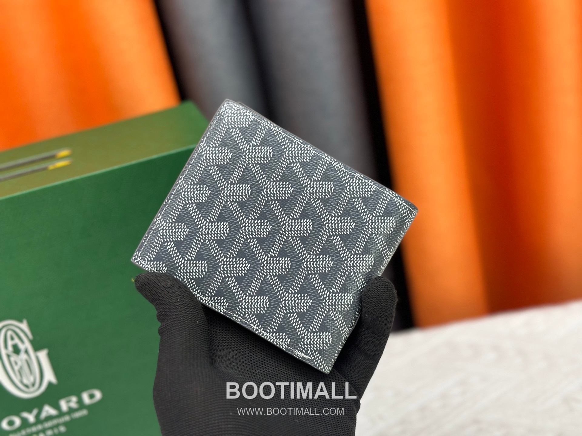 Goyard Goyardine Canvas Bi-Fold Wallet with 8 Card Slots 고야드 고야르딘 캔버스 바이폴드 카드지갑 G5126 11cm 2