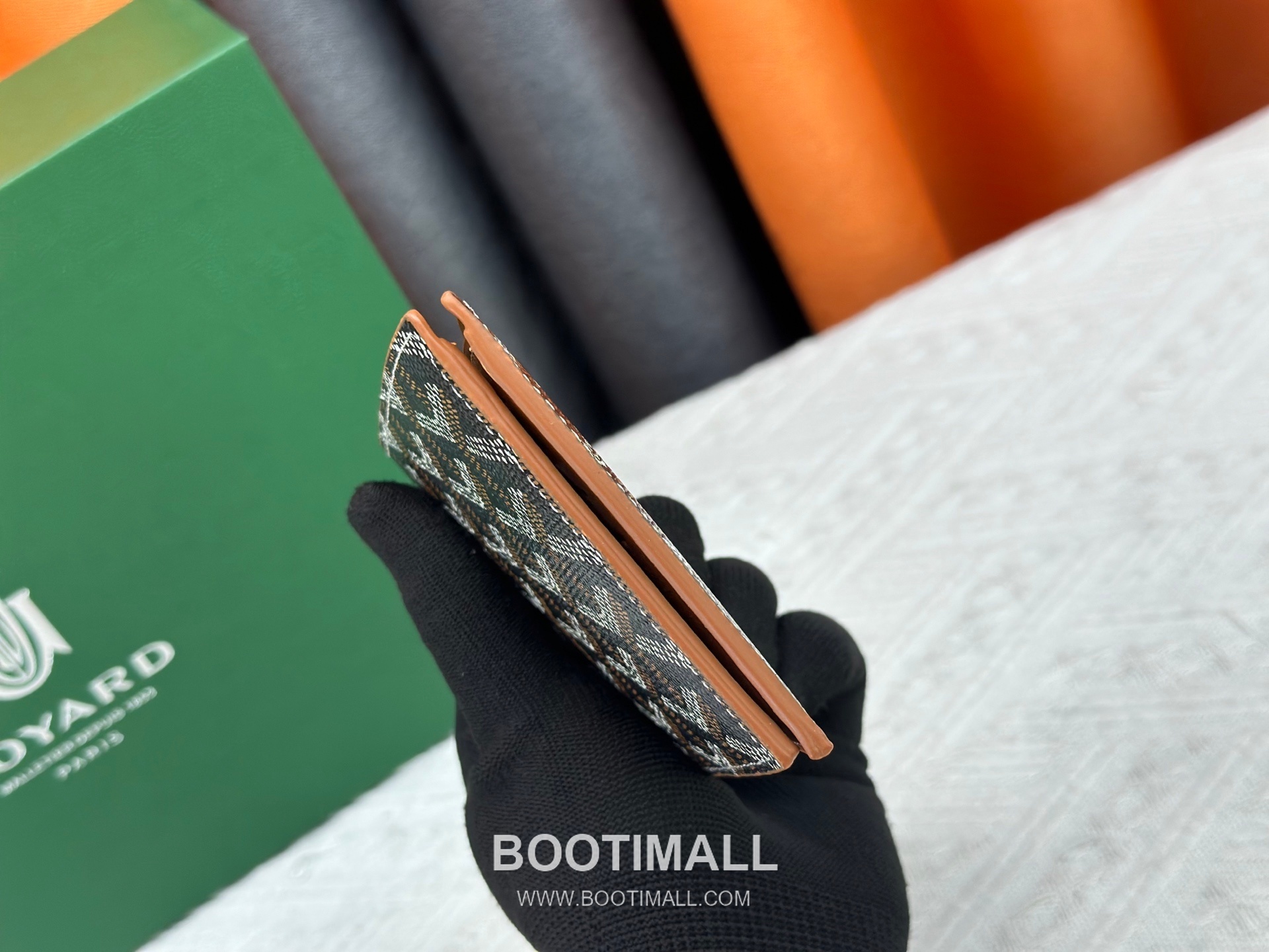 Goyard Goyardine Canvas Bi-Fold Wallet with 8 Card Slots 고야드 고야르딘 캔버스 바이폴드 카드지갑 G5126 11cm 7