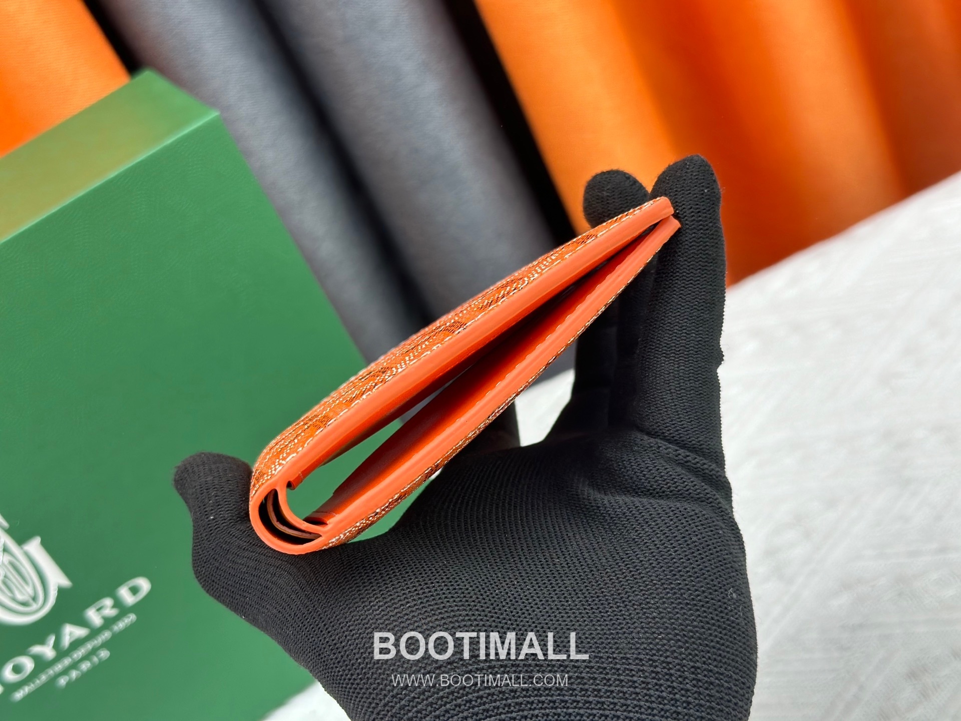 Goyard Goyardine Canvas Bi-Fold Wallet with 8 Card Slots 고야드 고야르딘 캔버스 바이폴드 카드지갑 G5126 11cm 6